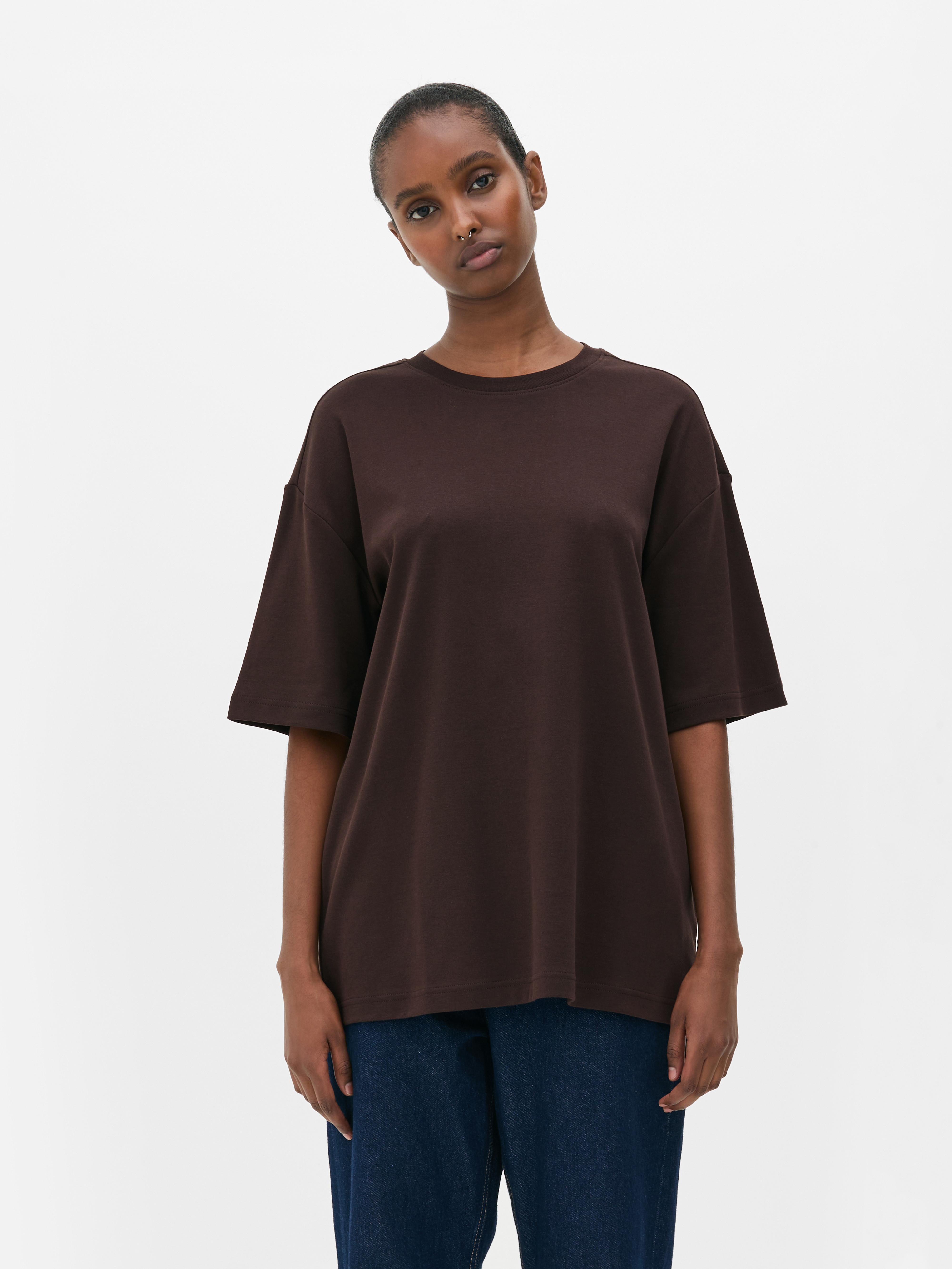 Relaxed katoenen T-shirt