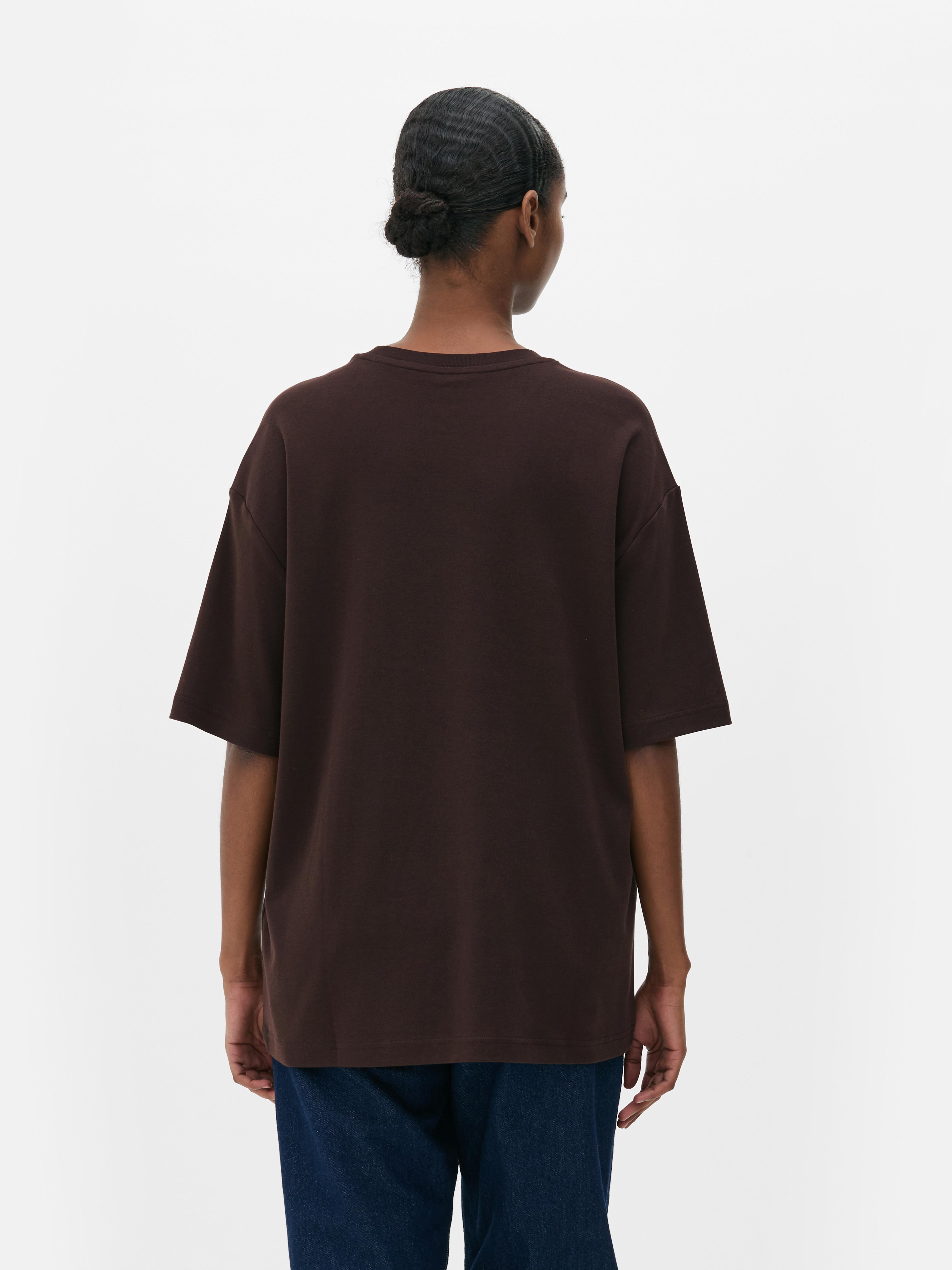 Relaxed katoenen T-shirt