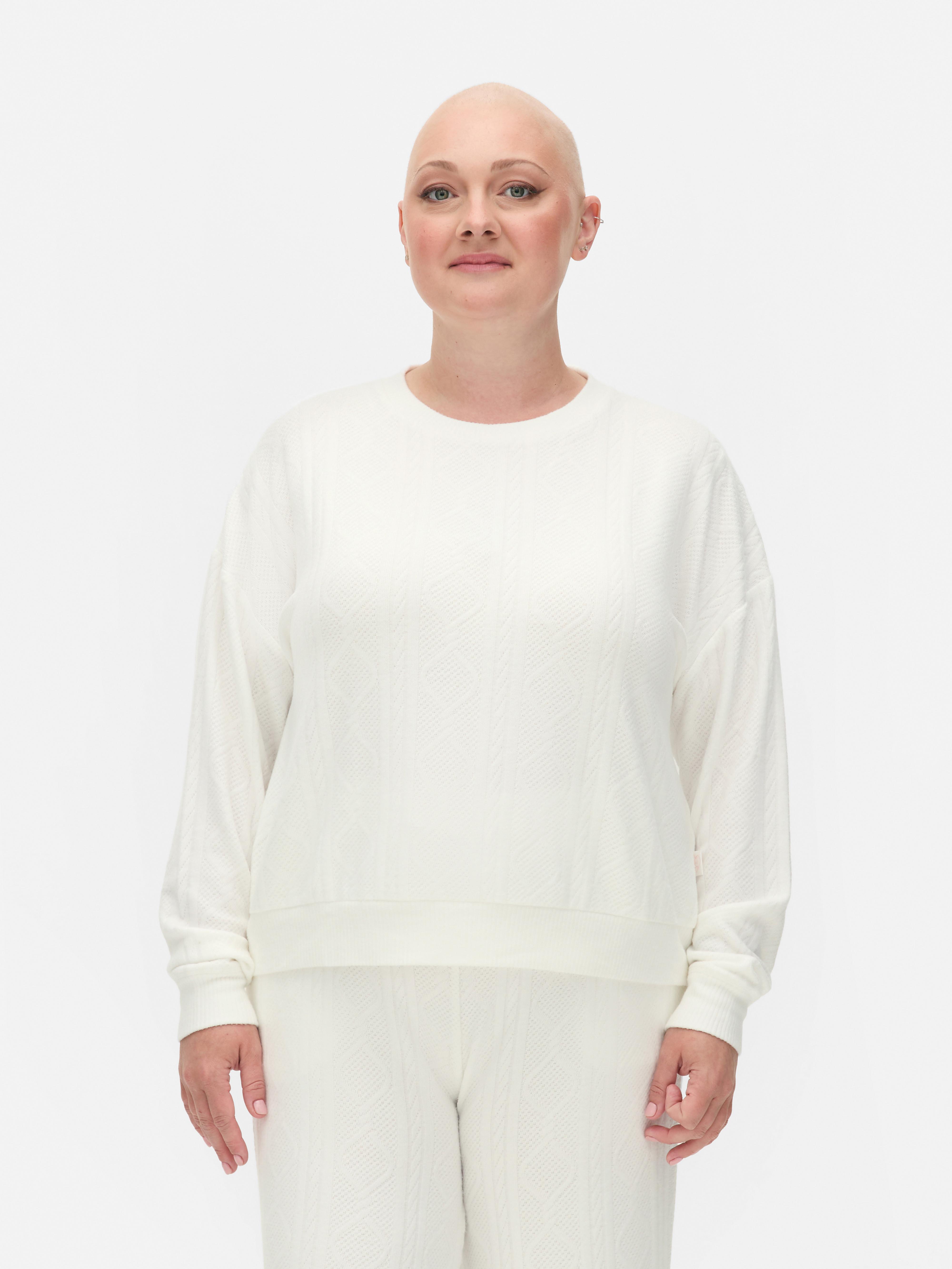 Super Soft Cable Pyjama Sweatshirt
