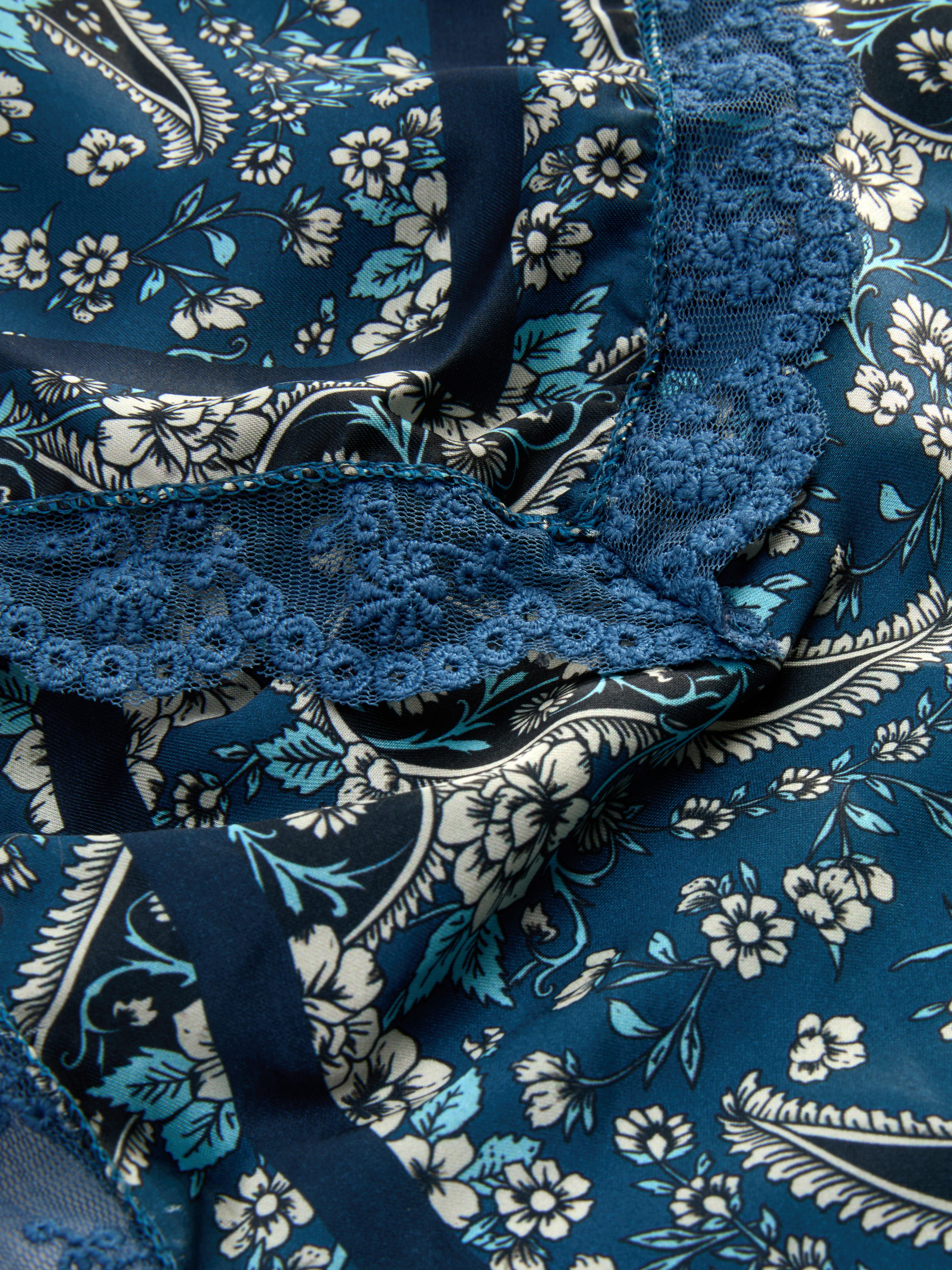 Bandana à finitions en dentelle