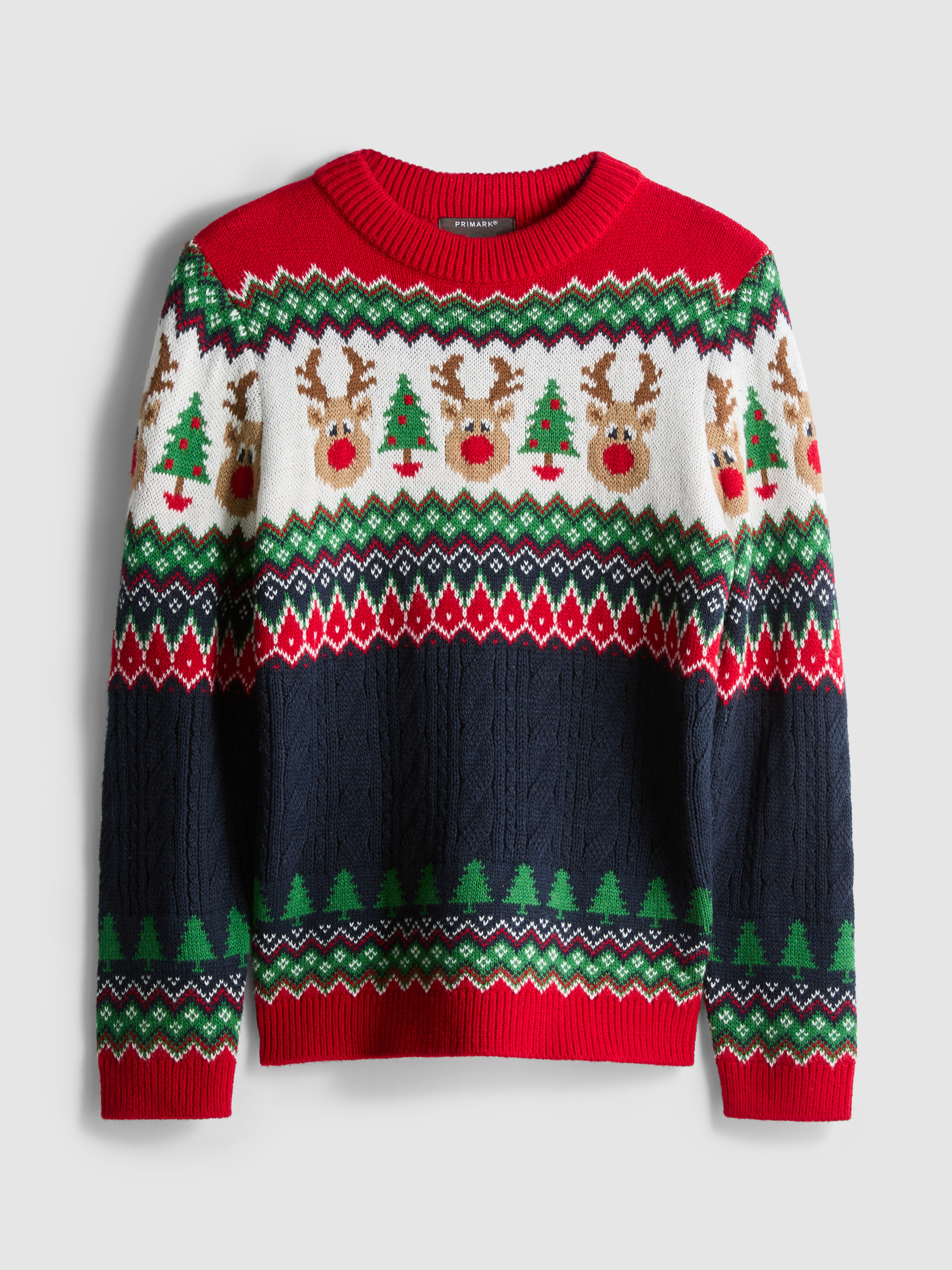 7-15yrs | Kid’s Reindeer Fair Isle Family Twinning Jumper