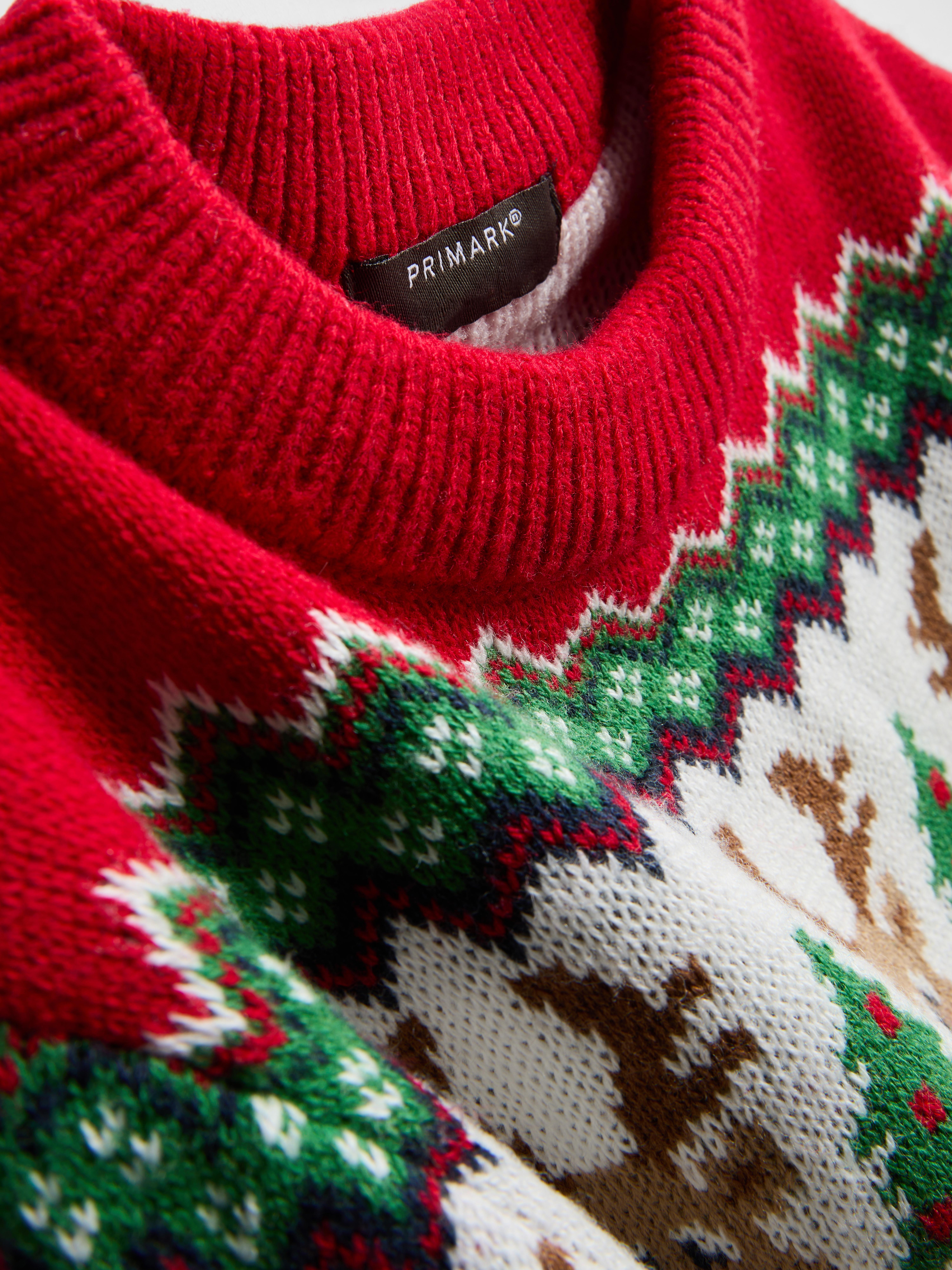 7-15yrs | Kid’s Reindeer Fair Isle Family Twinning Jumper