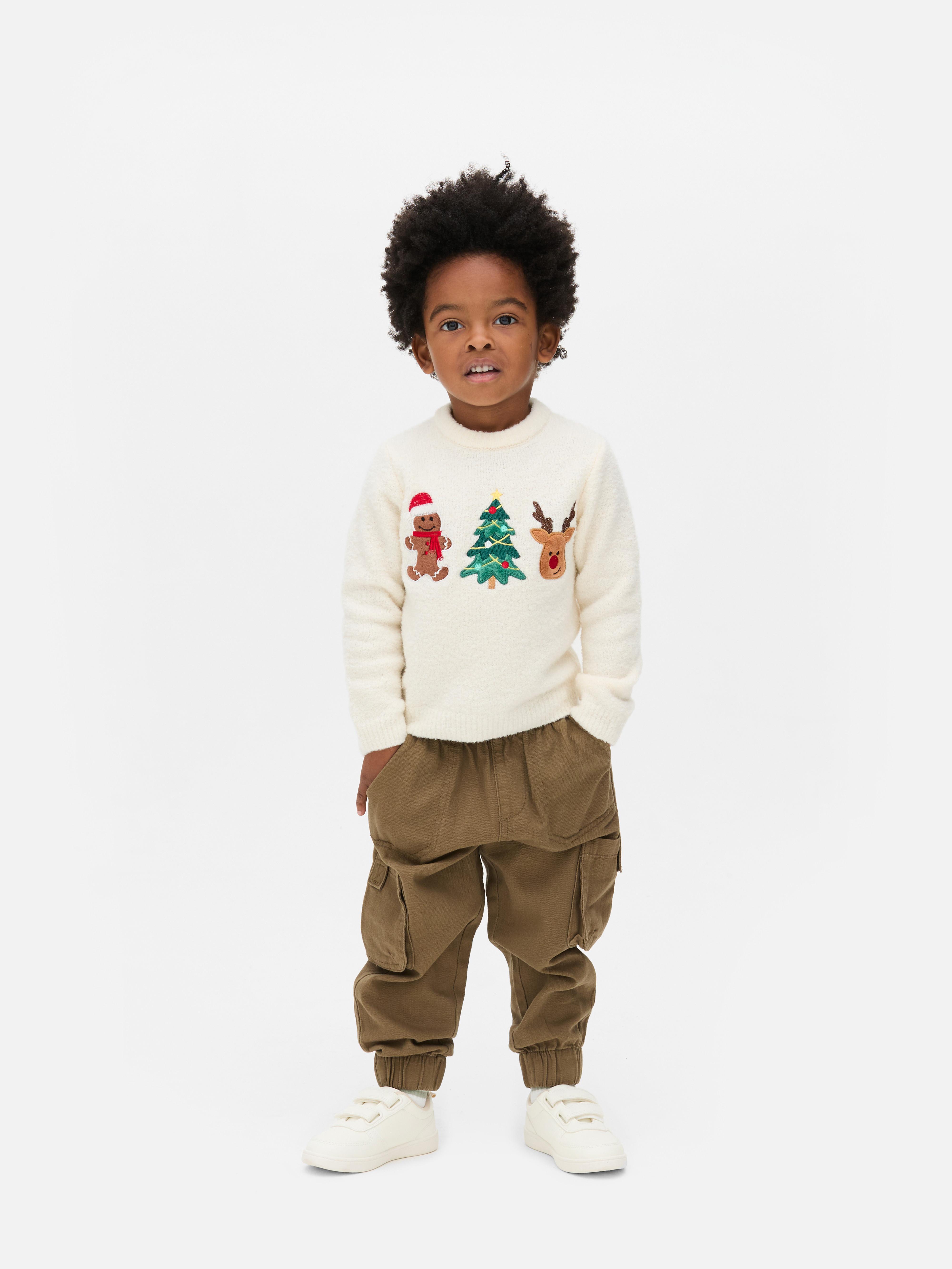 1.5-8yrs | Fleece Christmas Jumper
