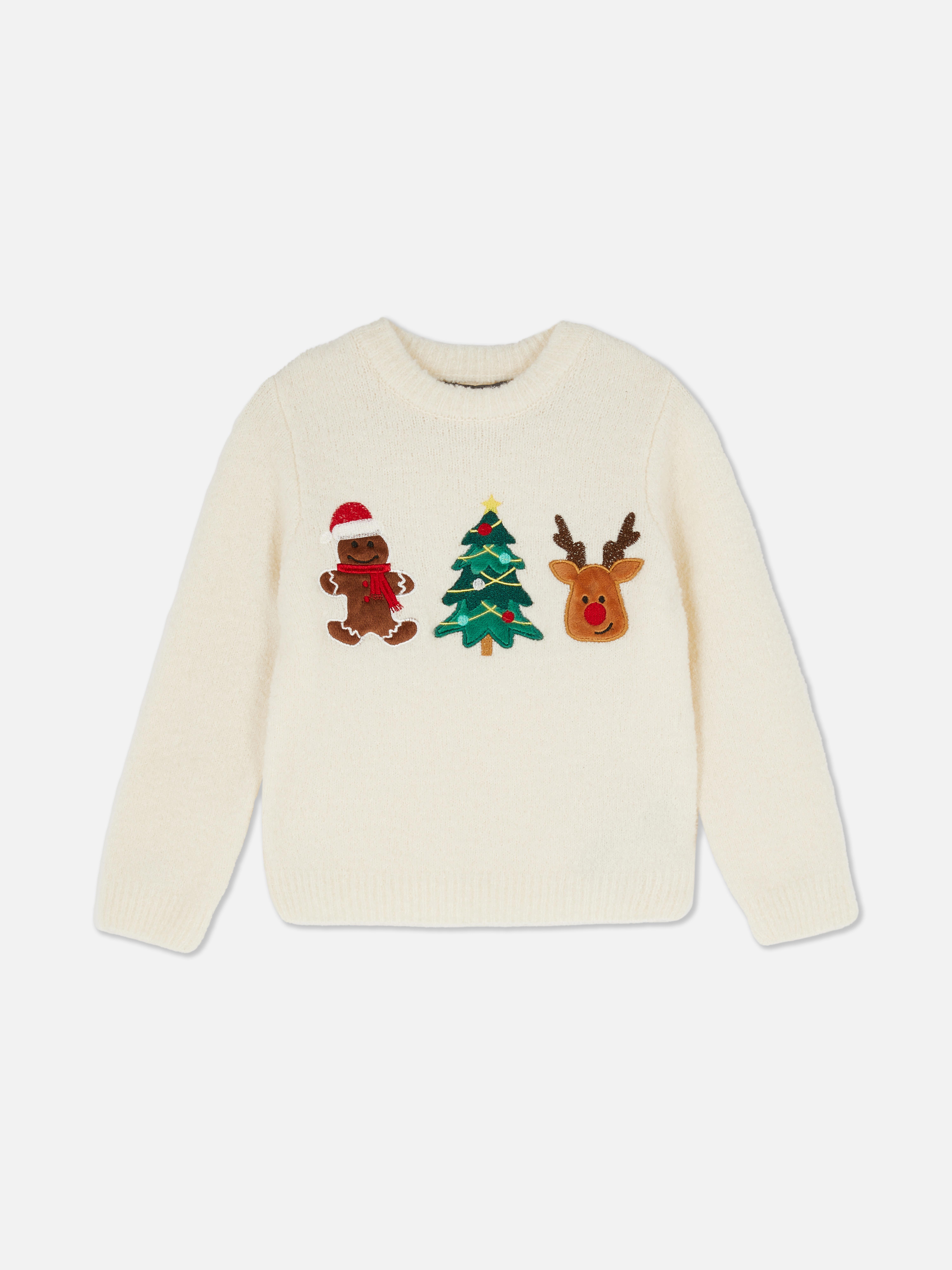 1.5-8yrs | Fleece Christmas Jumper