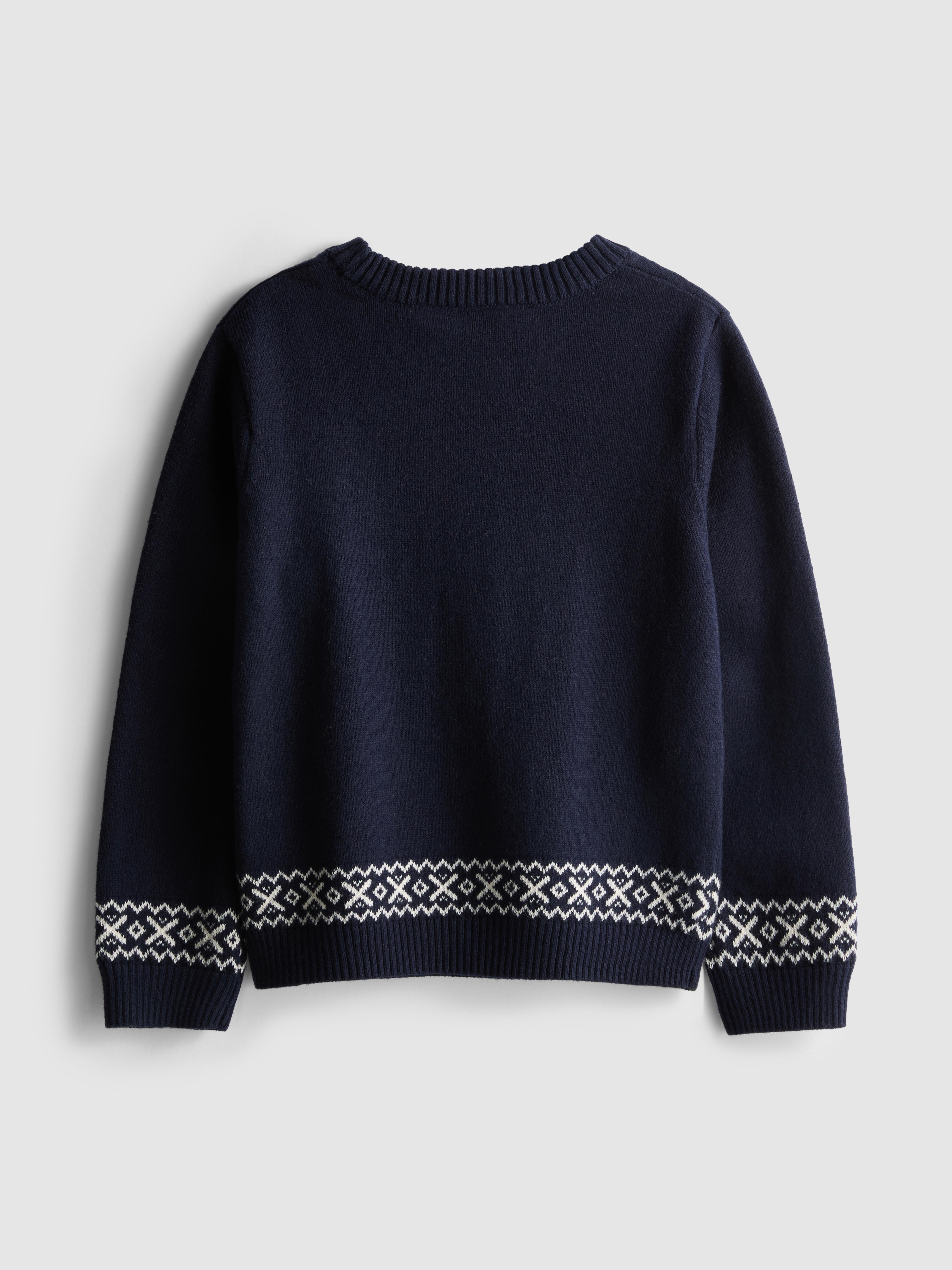 18 mois–8 ans | Pull à motif ourson