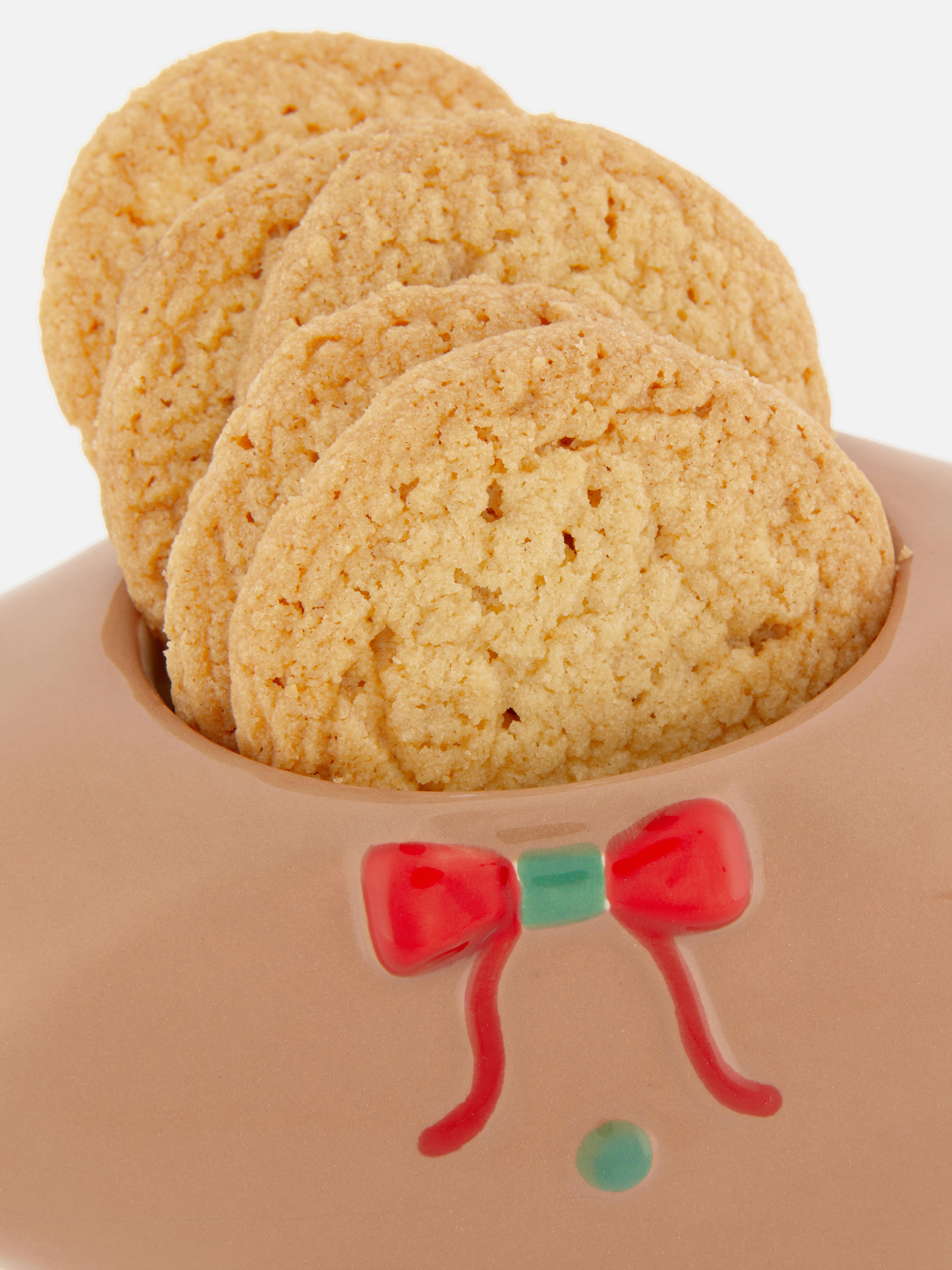 Peperkoekvormige koekjespot van keramiek