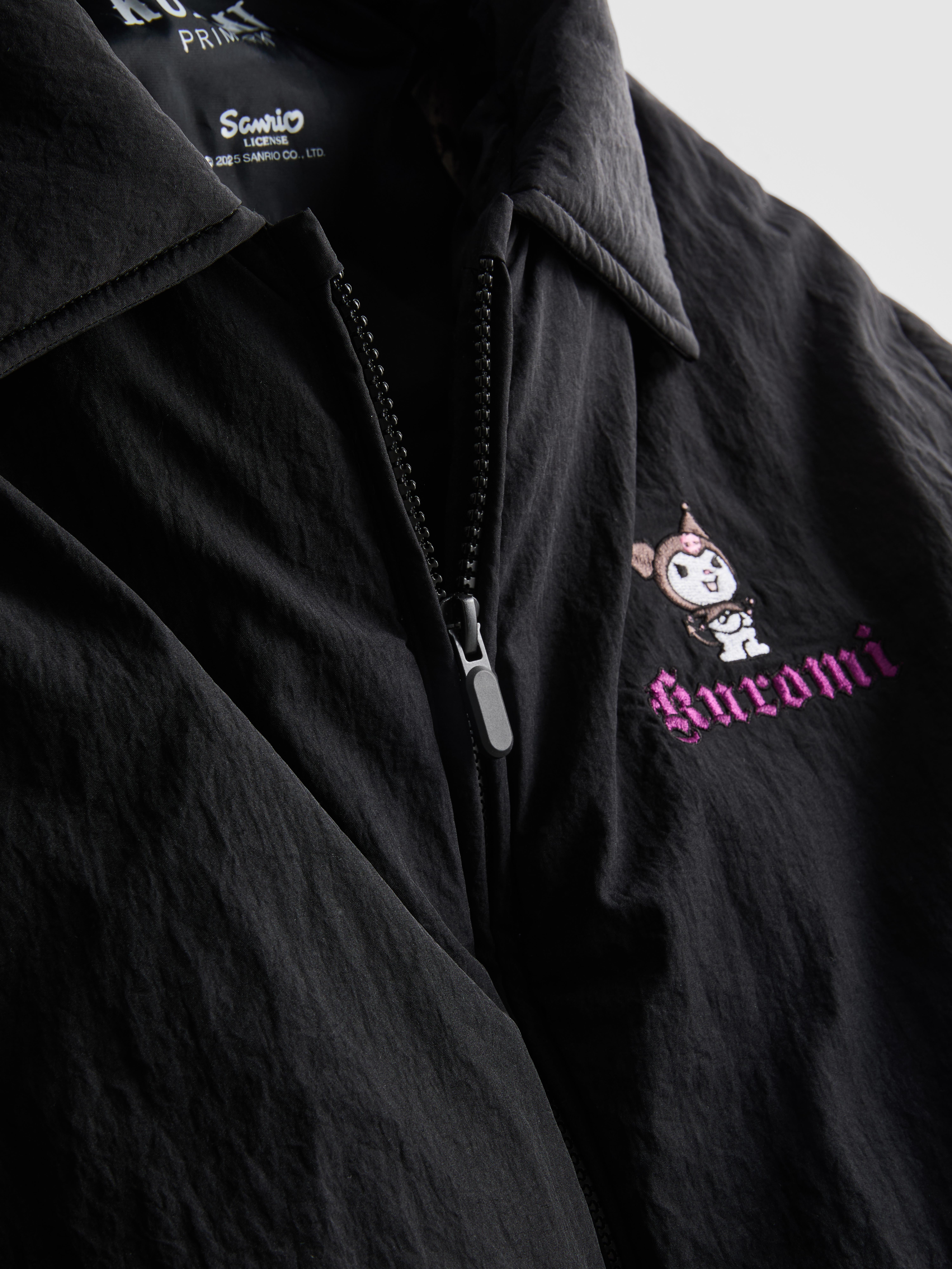 7-15yrs | Hello Kitty Kuromi Zip-Up Bomber Jacket