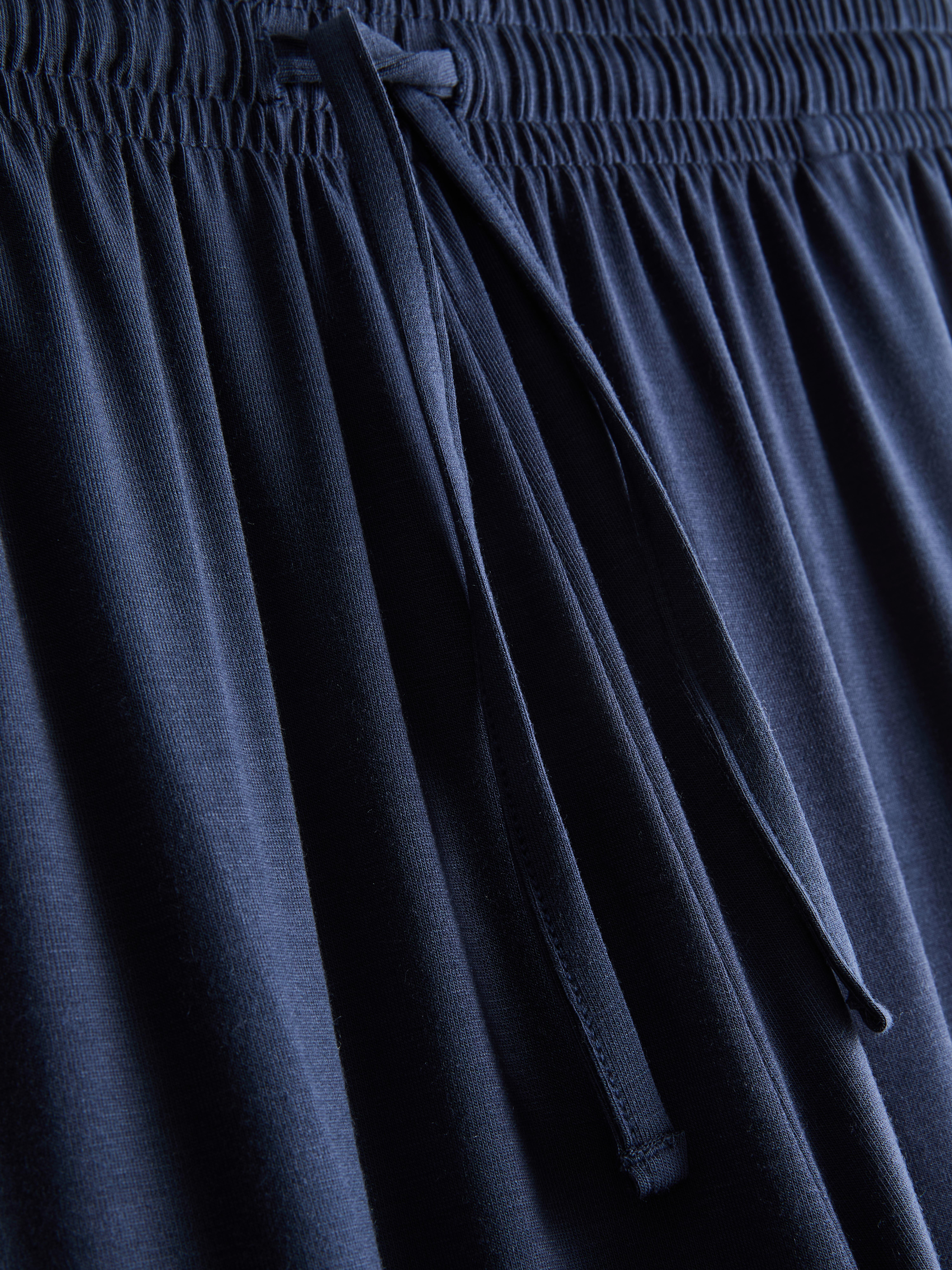 Men's Navy Straight-Leg Pajama Bottoms