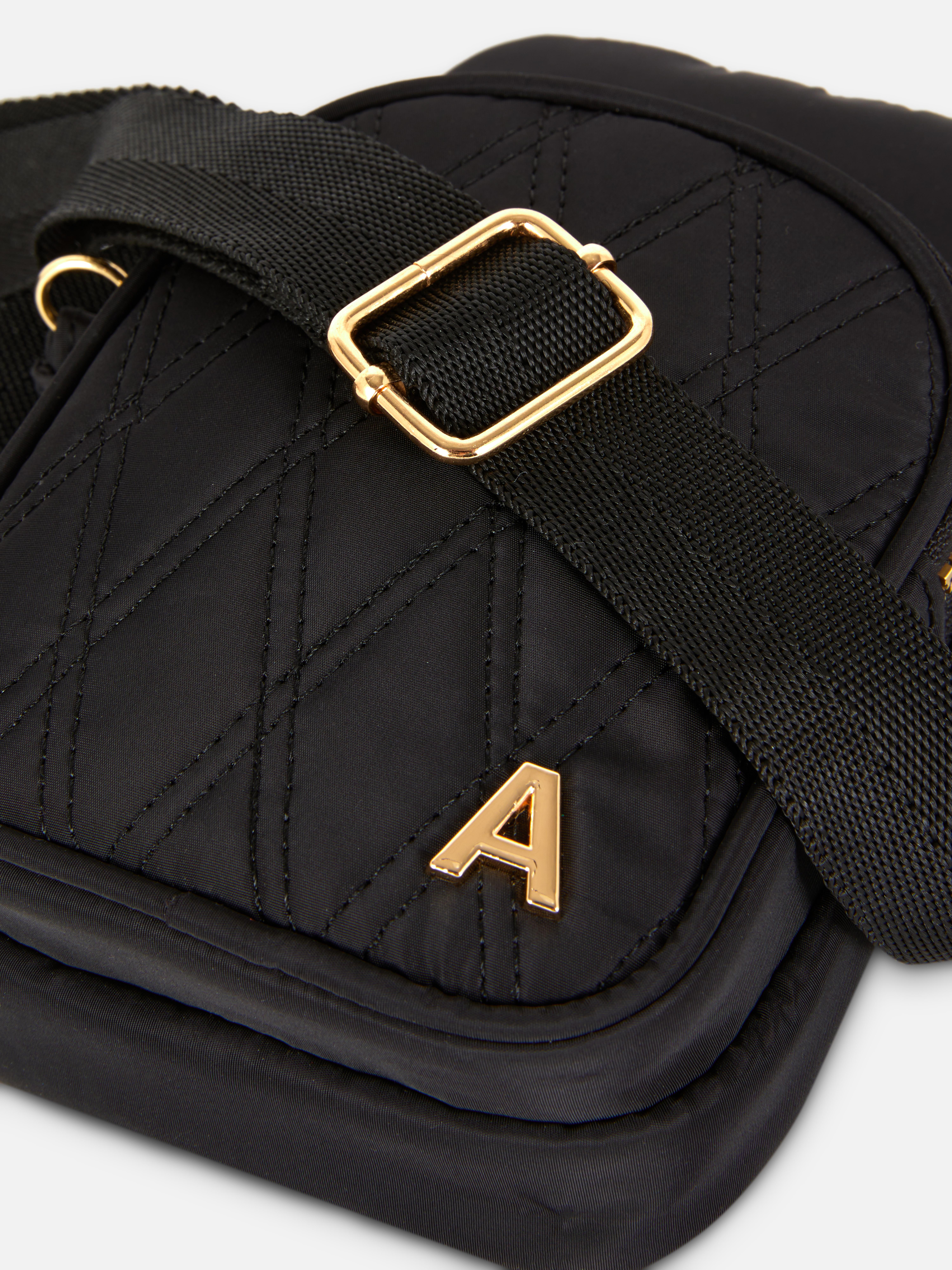 Gesteppte Handytasche mit Initiale