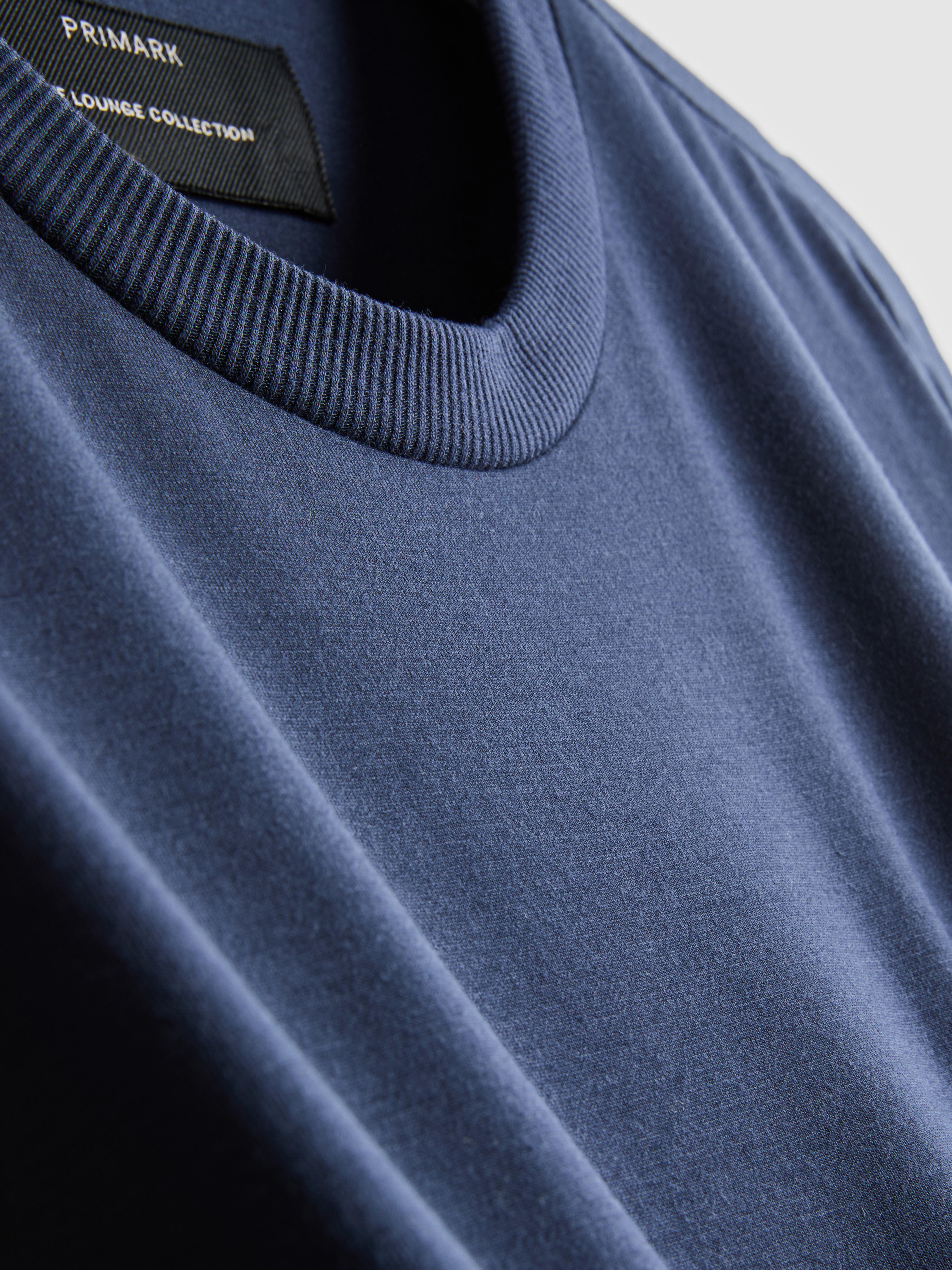 Men's Navy Short Sleeve Pajama Top