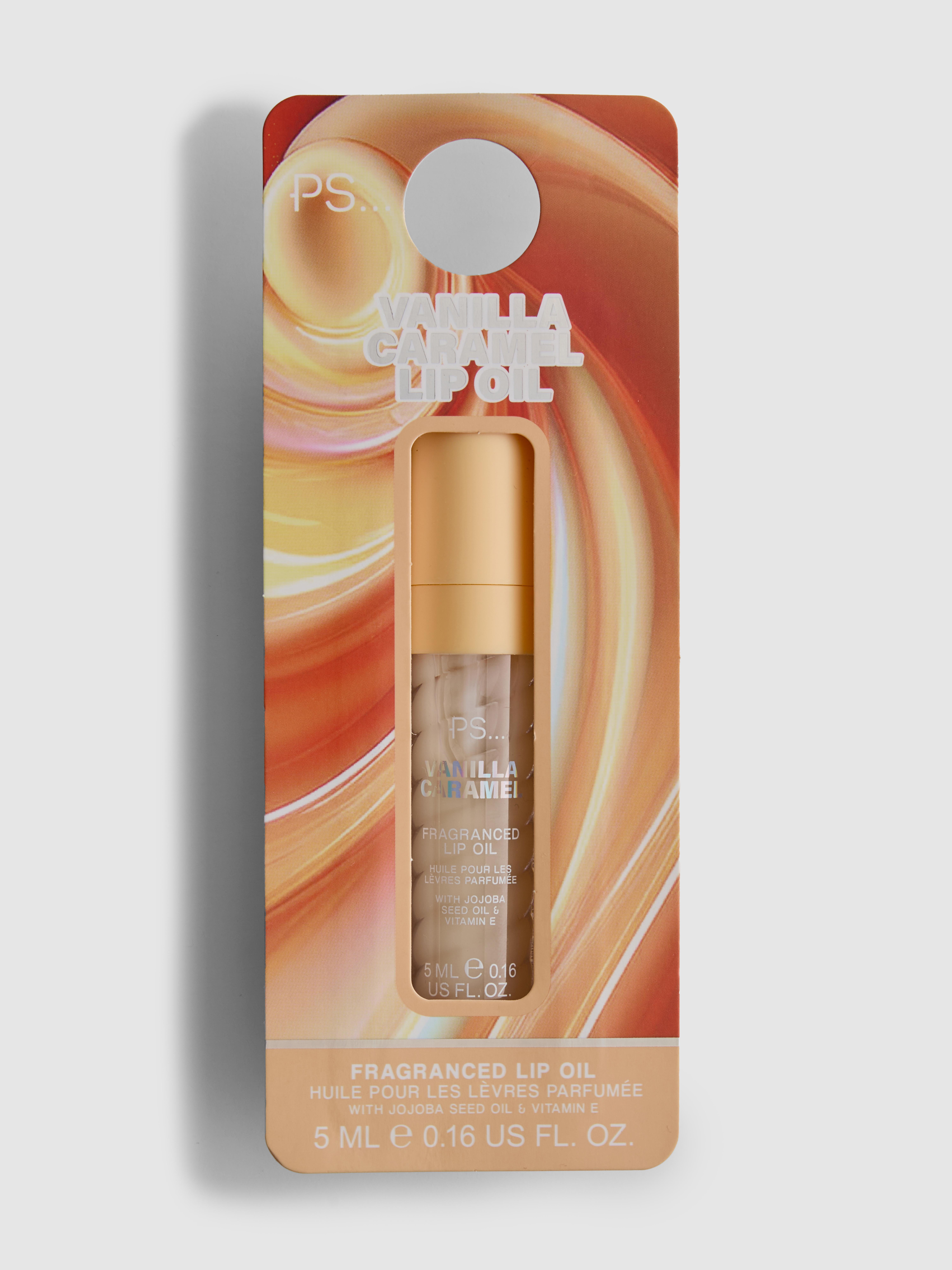 PS... Lippenöl mit Vanille-Karamell-Duft
