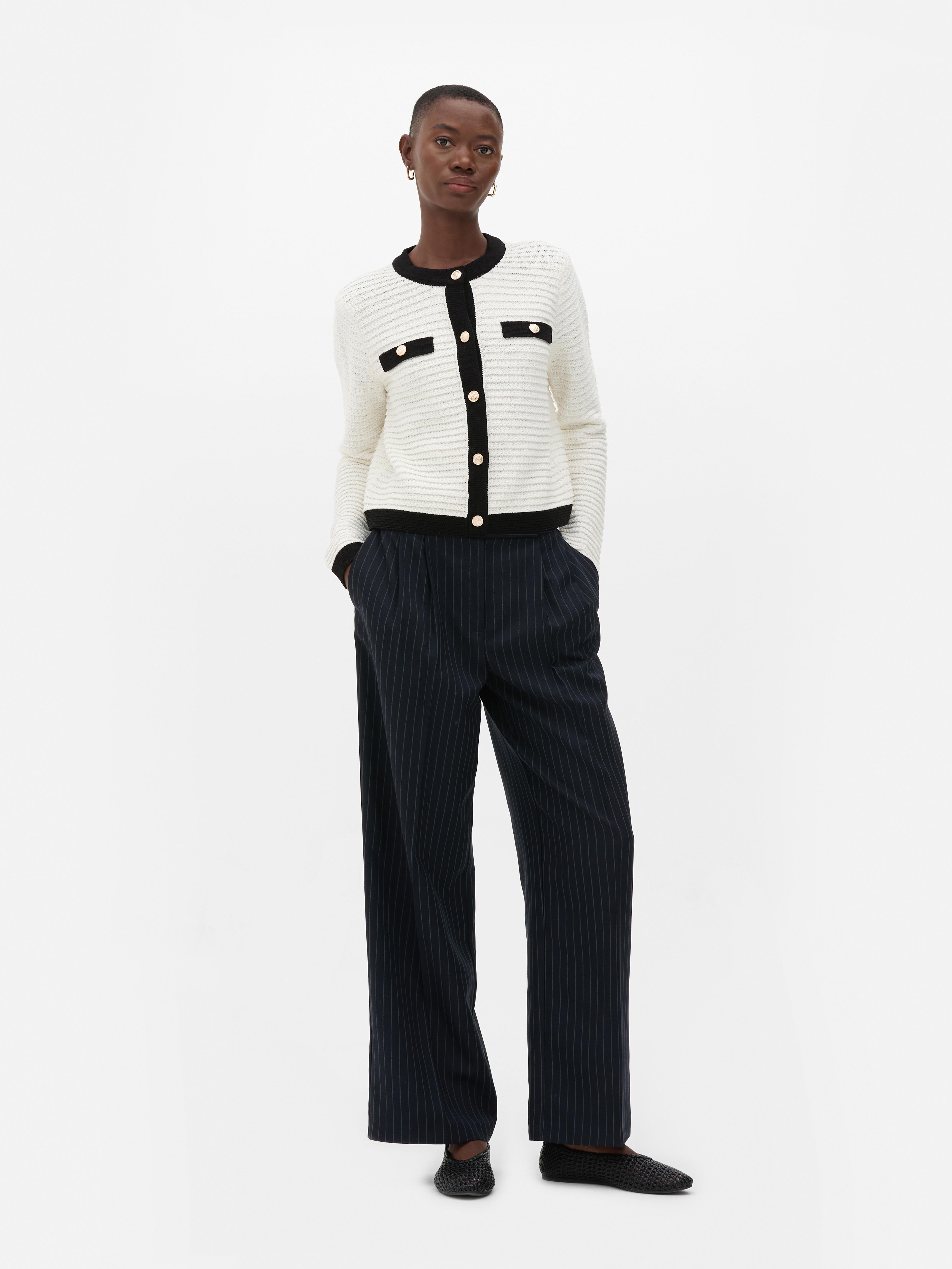 Cardigan a coste Luxe