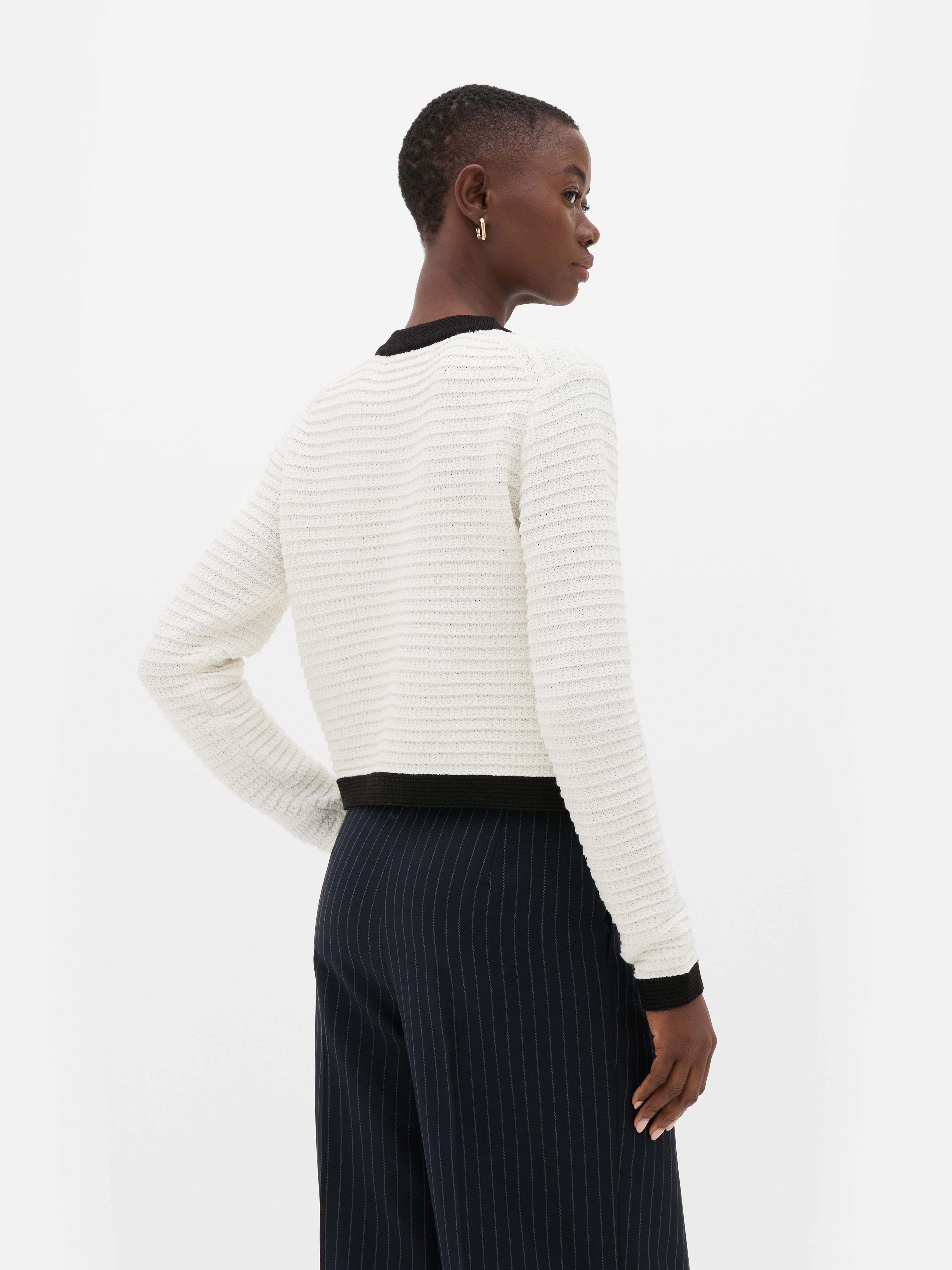 Cardigan a coste Luxe