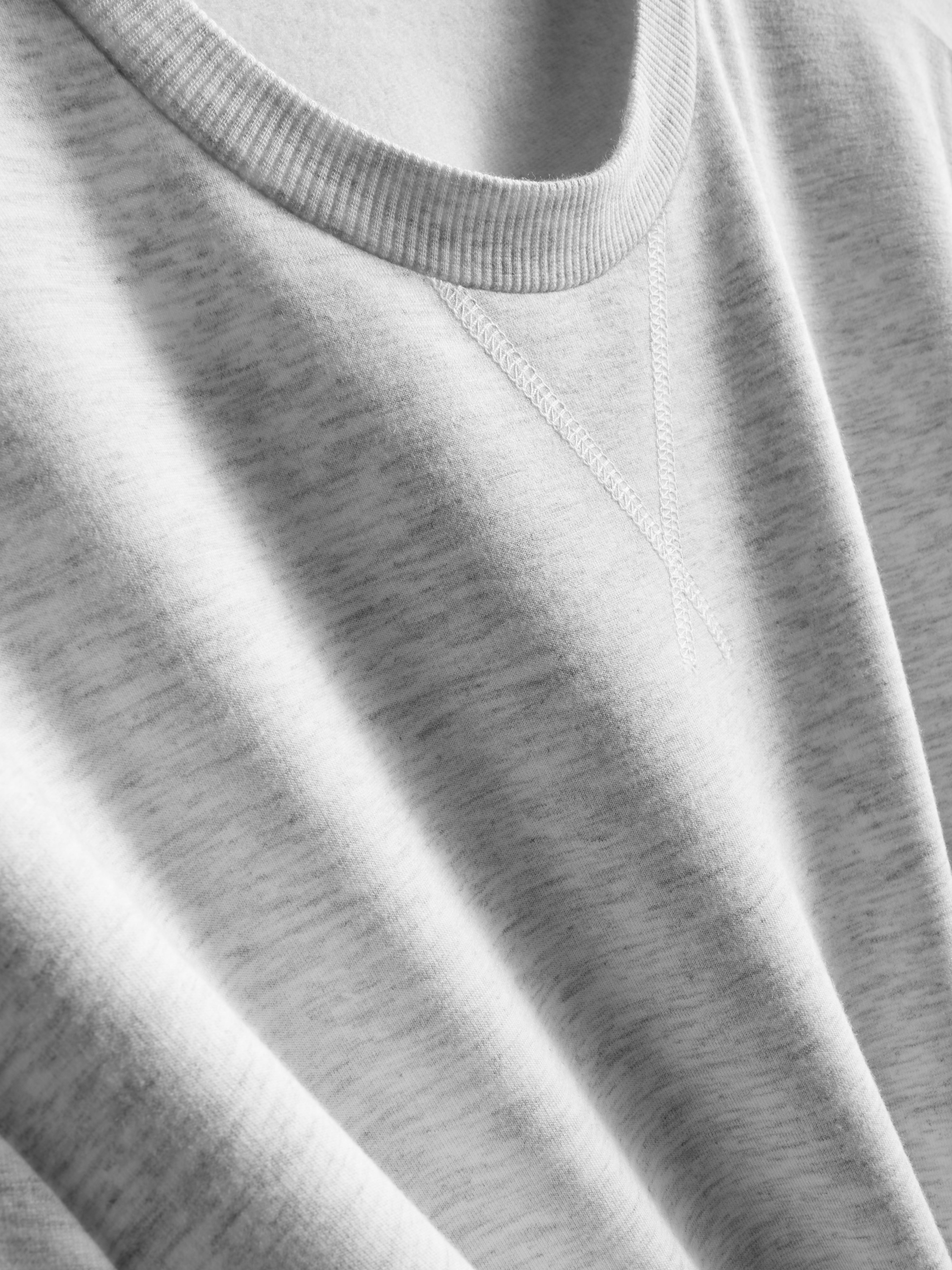 Men's Gray Heather Long Sleeve Pajama Top