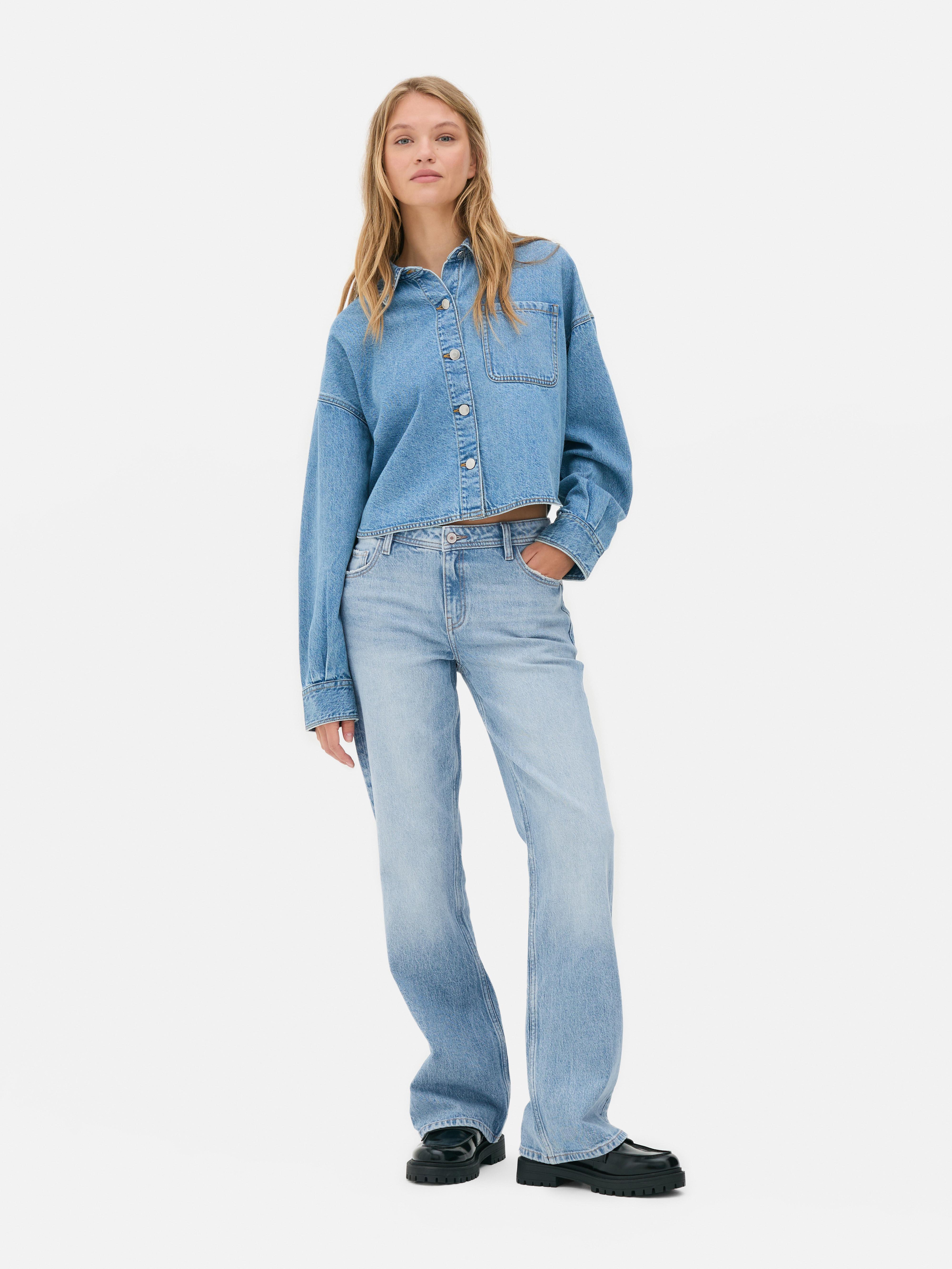 Mid-Rise Bootcut Jeans