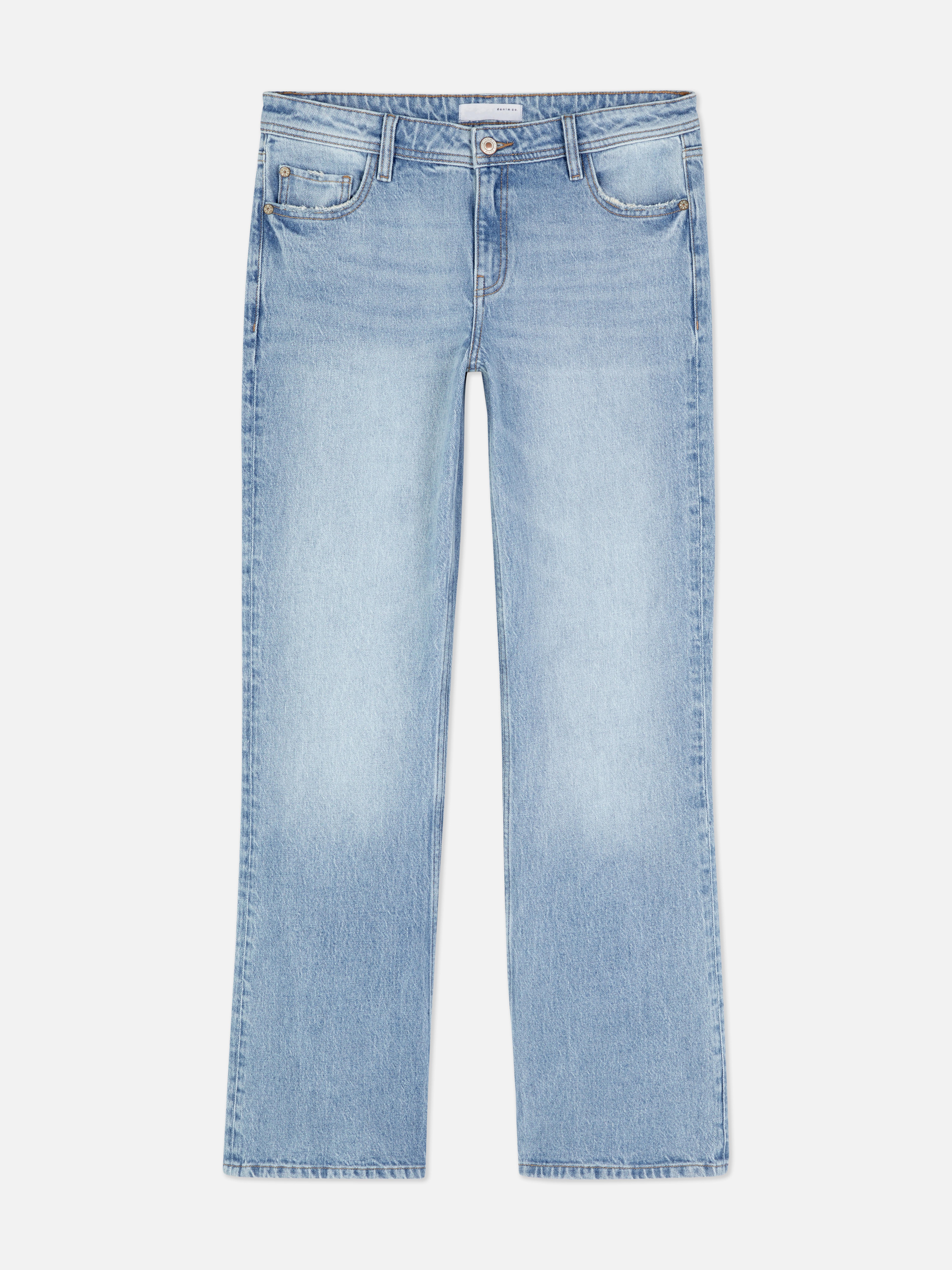 Women's Light Blue Mid Rise Bootcut Jeans | Primark