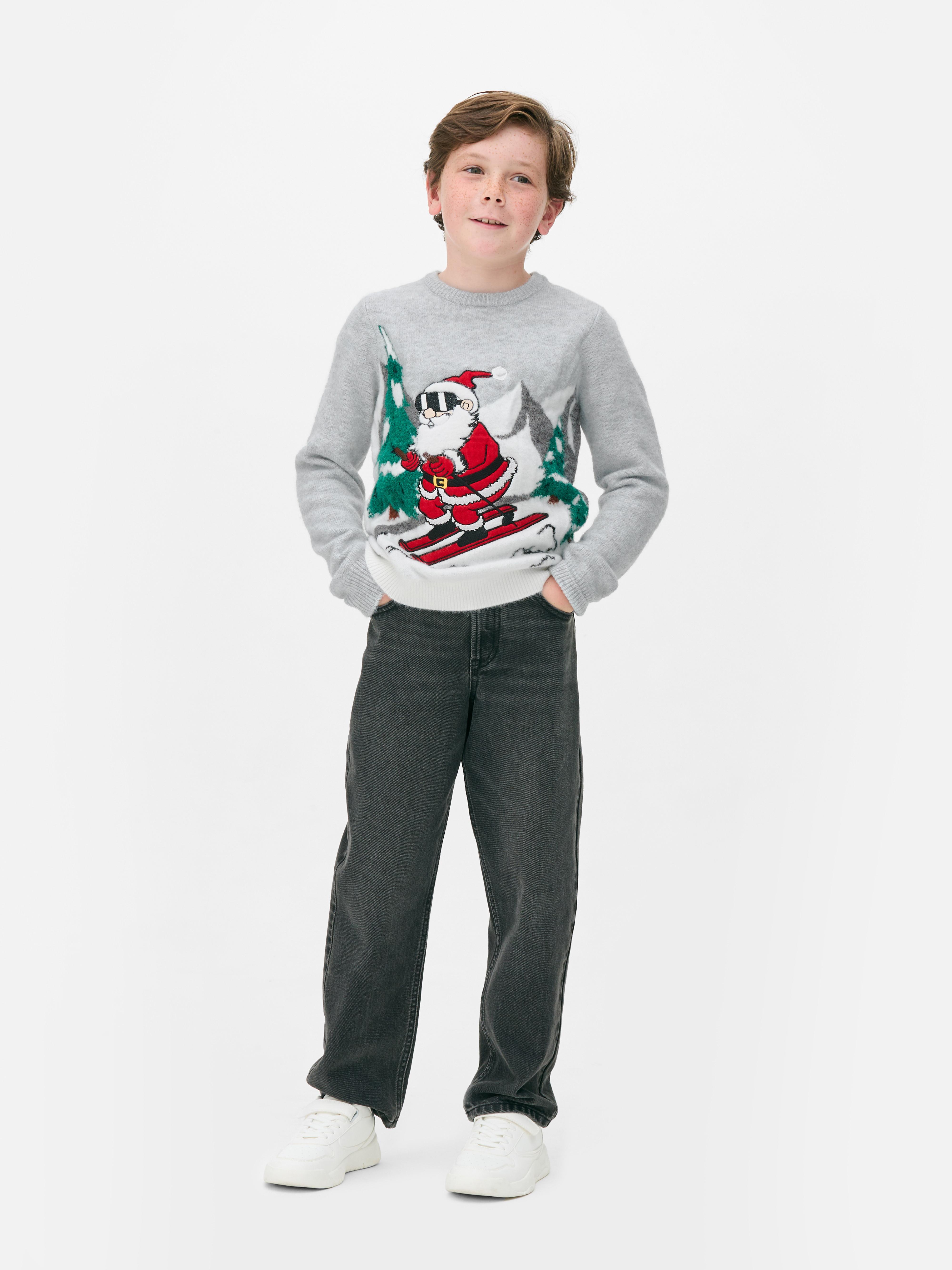 7-15yrs | Christmas Santa Jumper