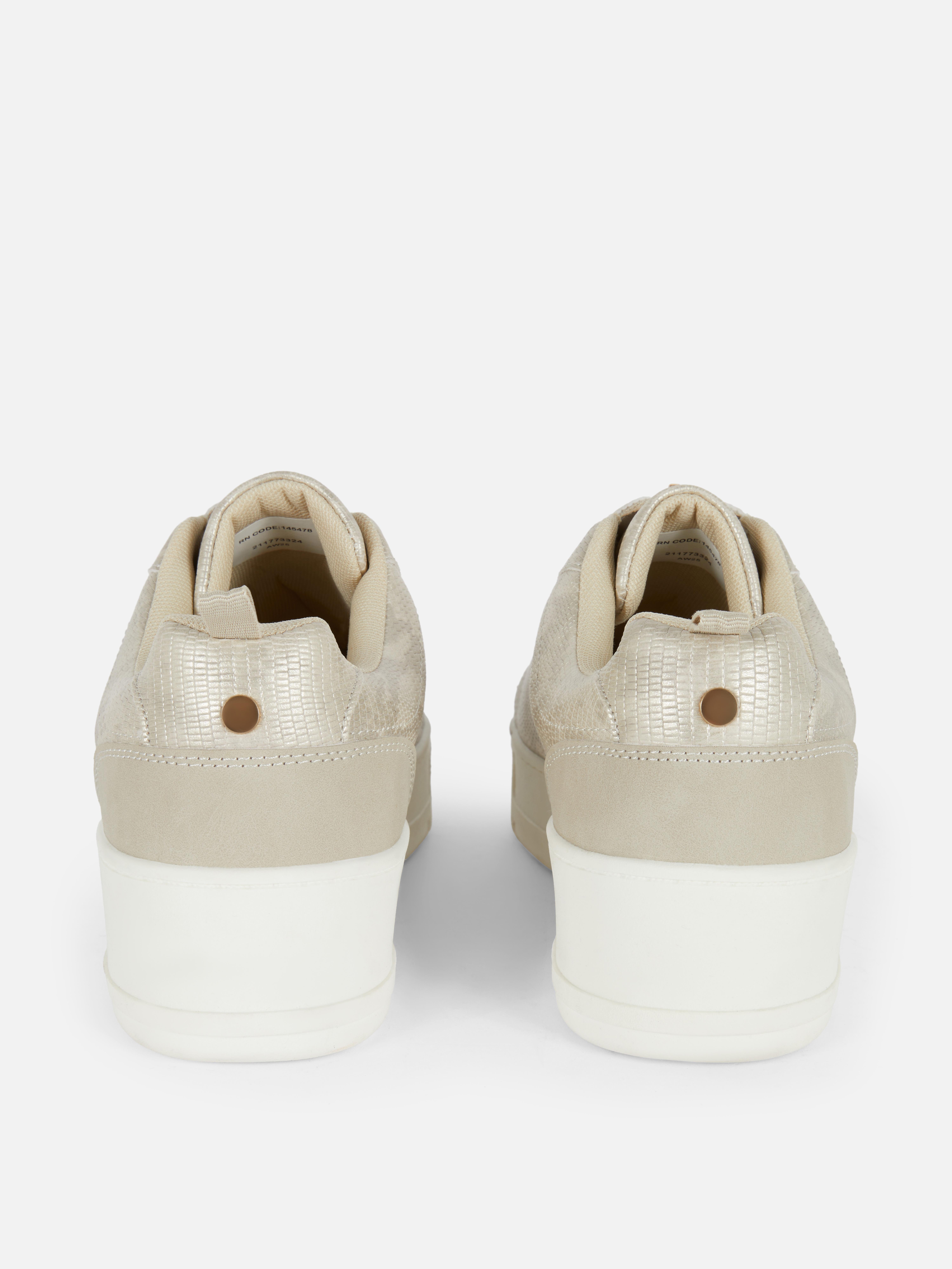 Flatform Zip Detail Trainers