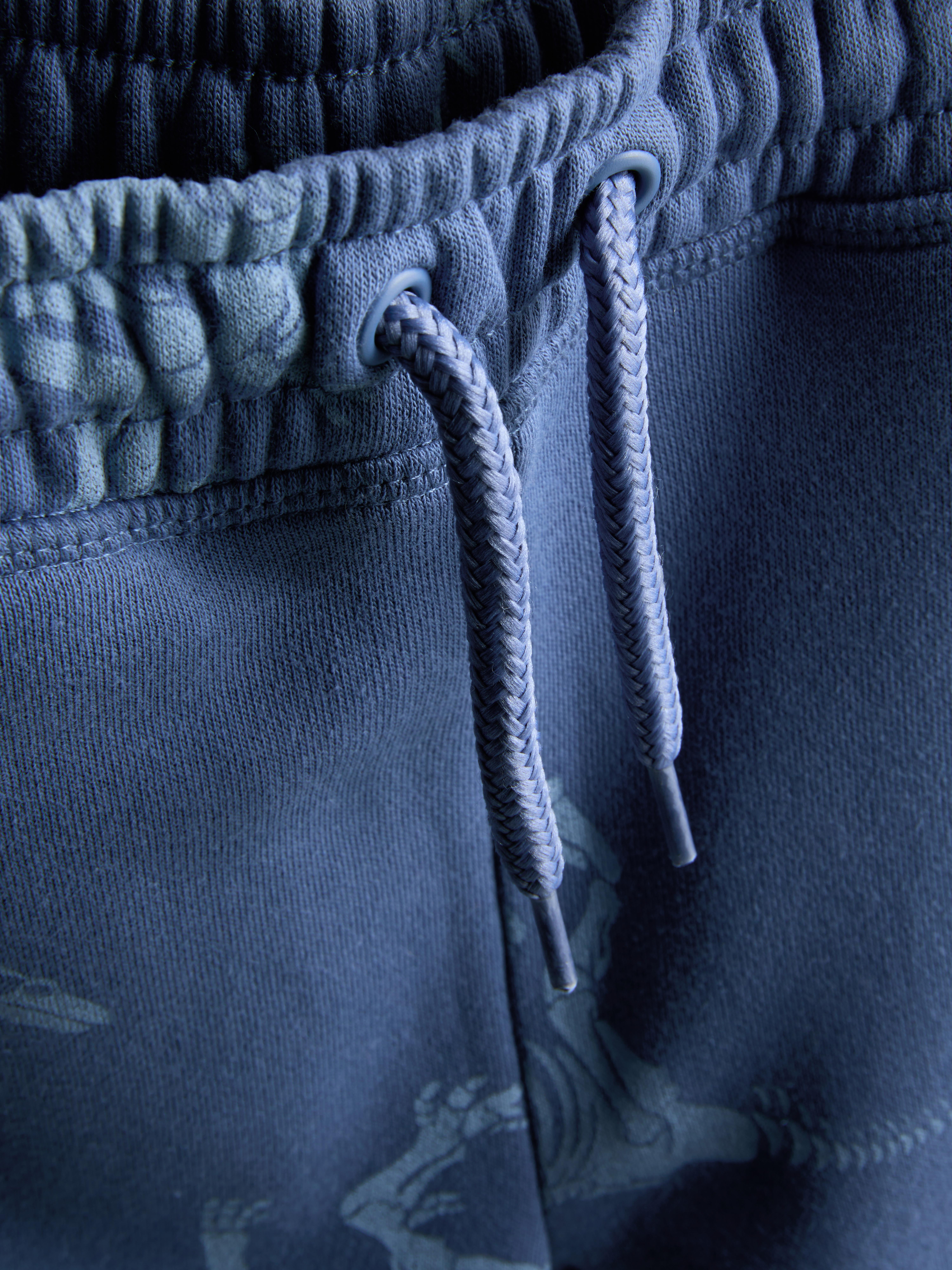 Boys Blue 1.5-8yrs | Cuffed Graphic Joggers