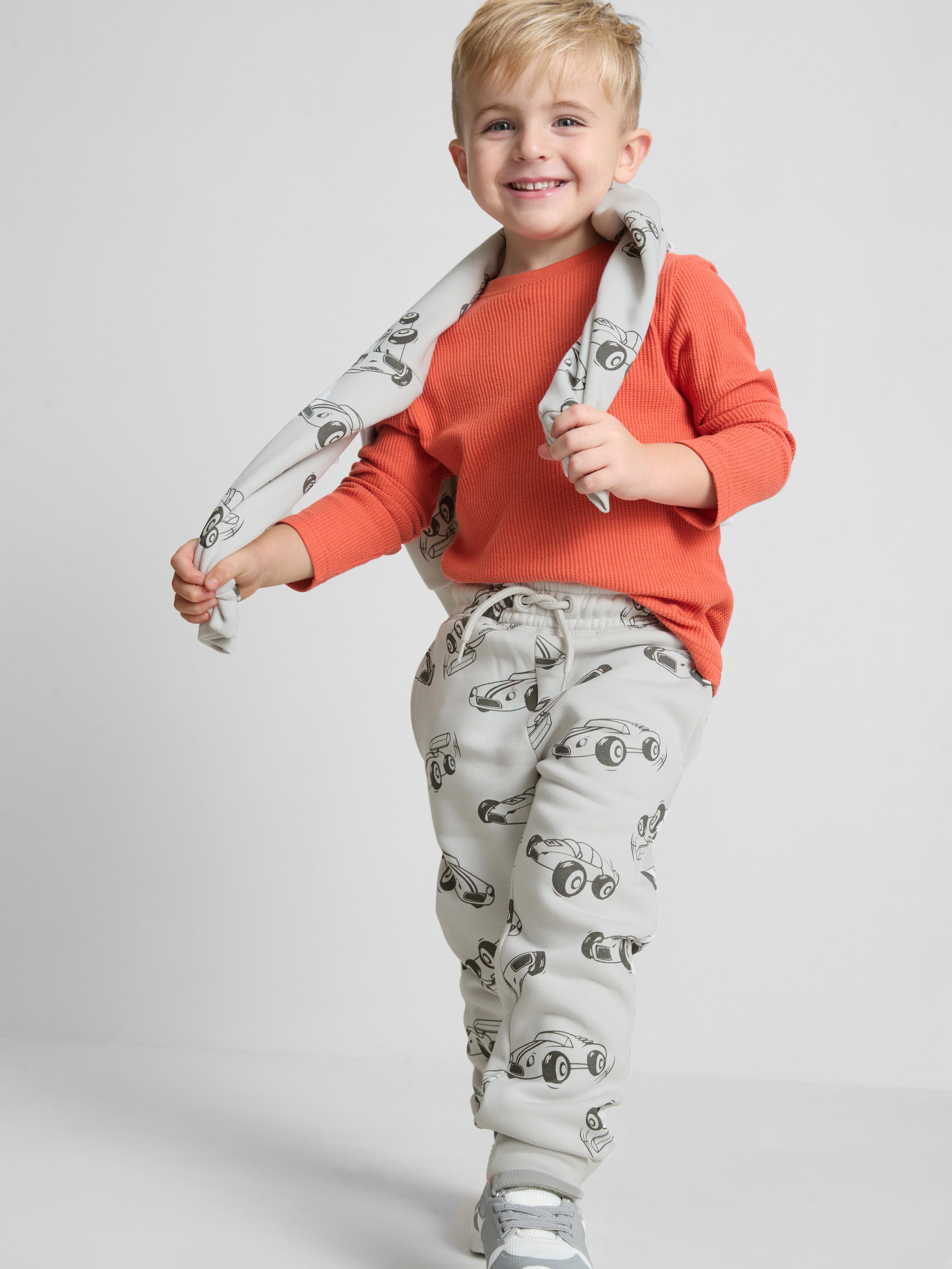 1,5-8 jr | Joggingbroek met boorden en print