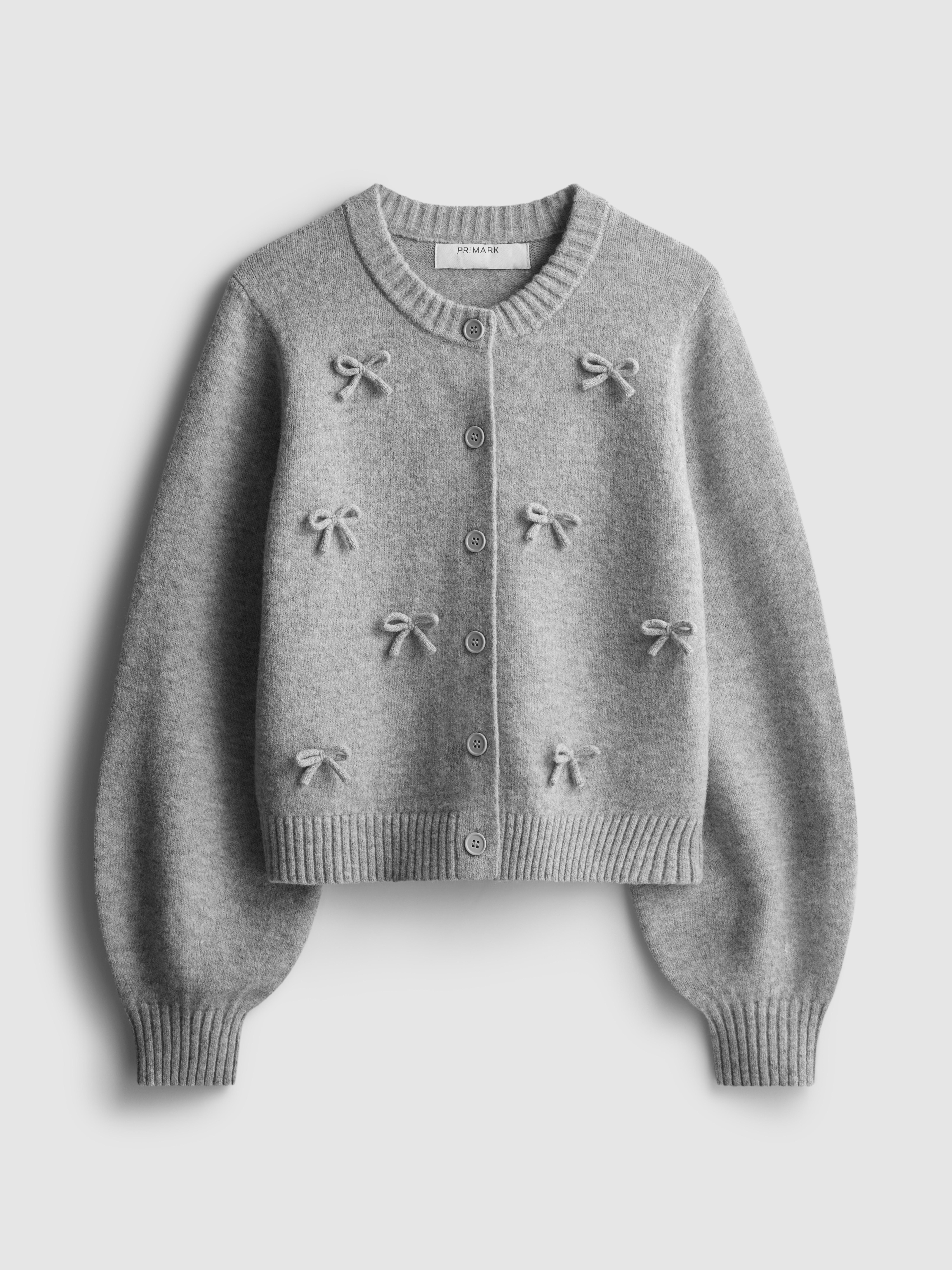Bow Detail Knitted Cardigan