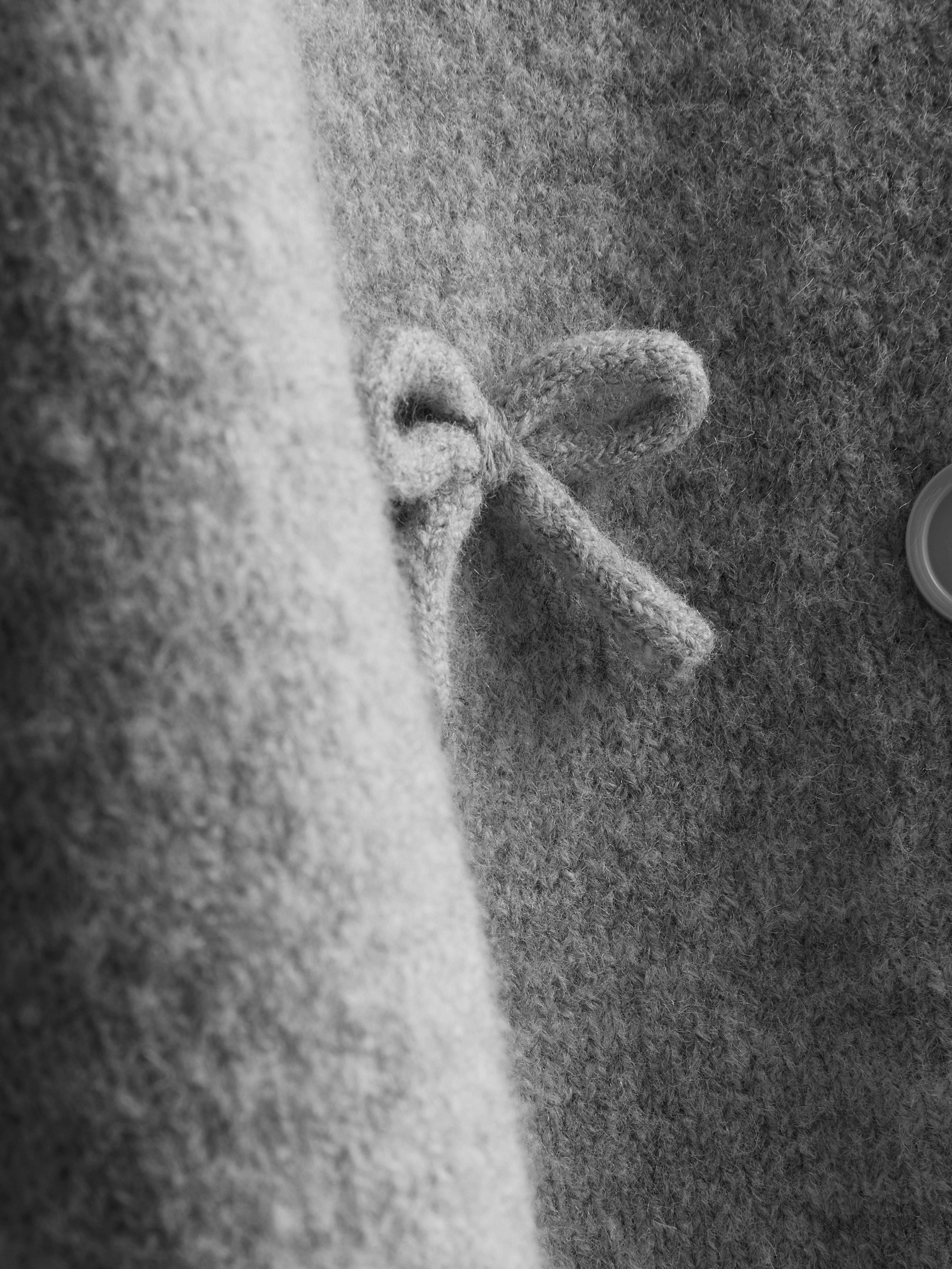 Bow Detail Knitted Cardigan