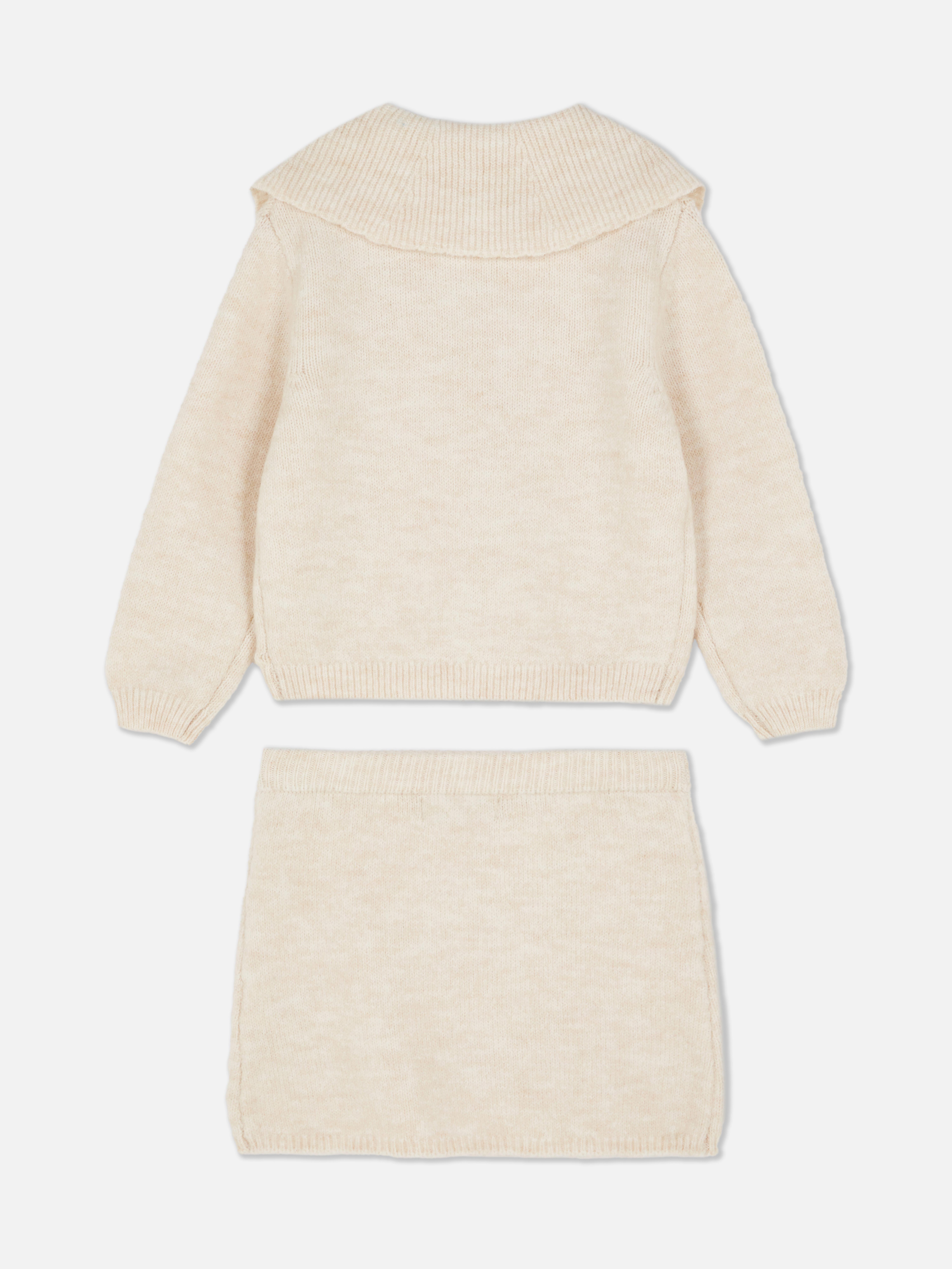 1,5–8 Jahre | Pullover mit Kragen und Rock im Set