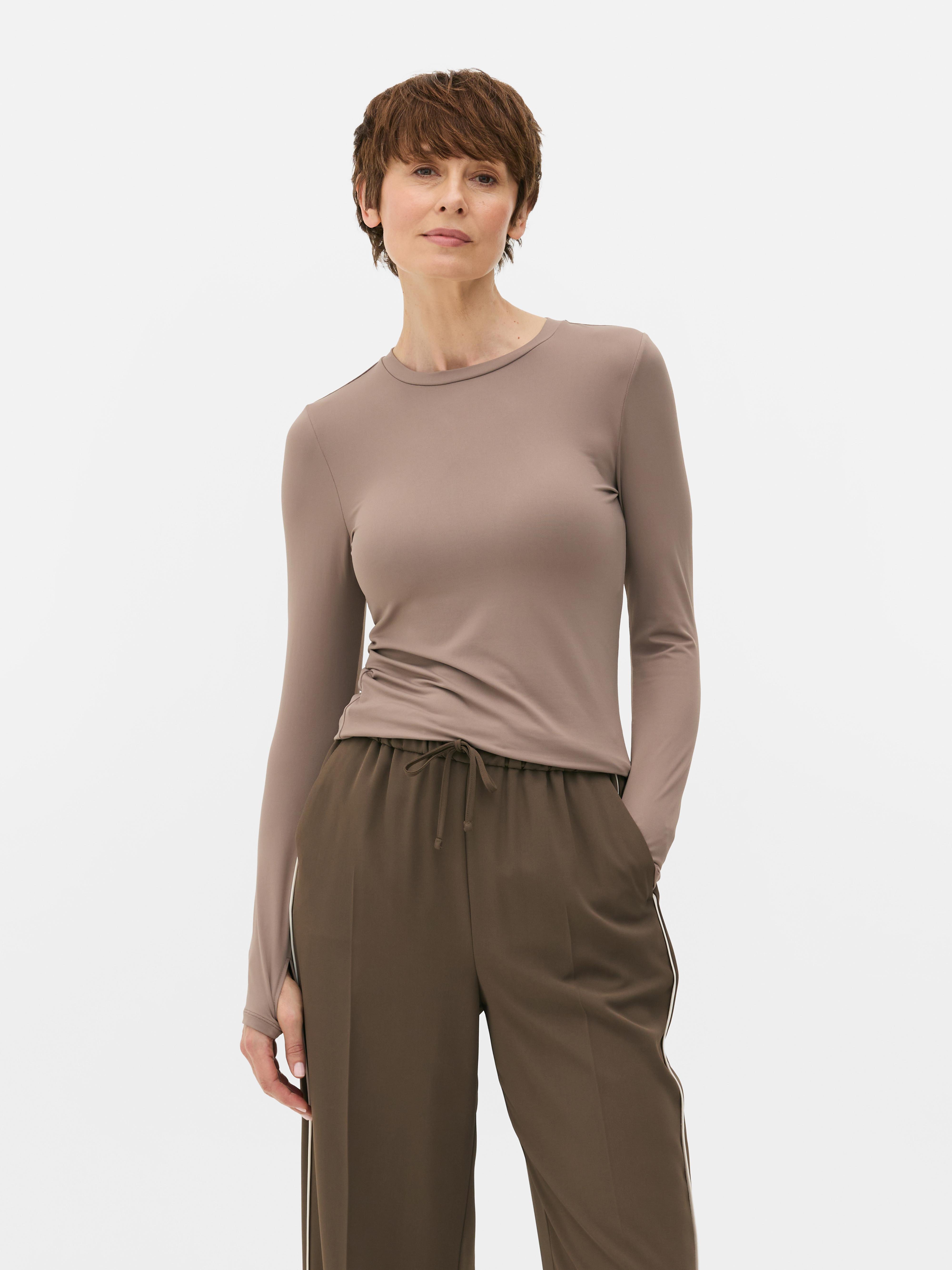 Polyamide Long Sleeve Crew Top