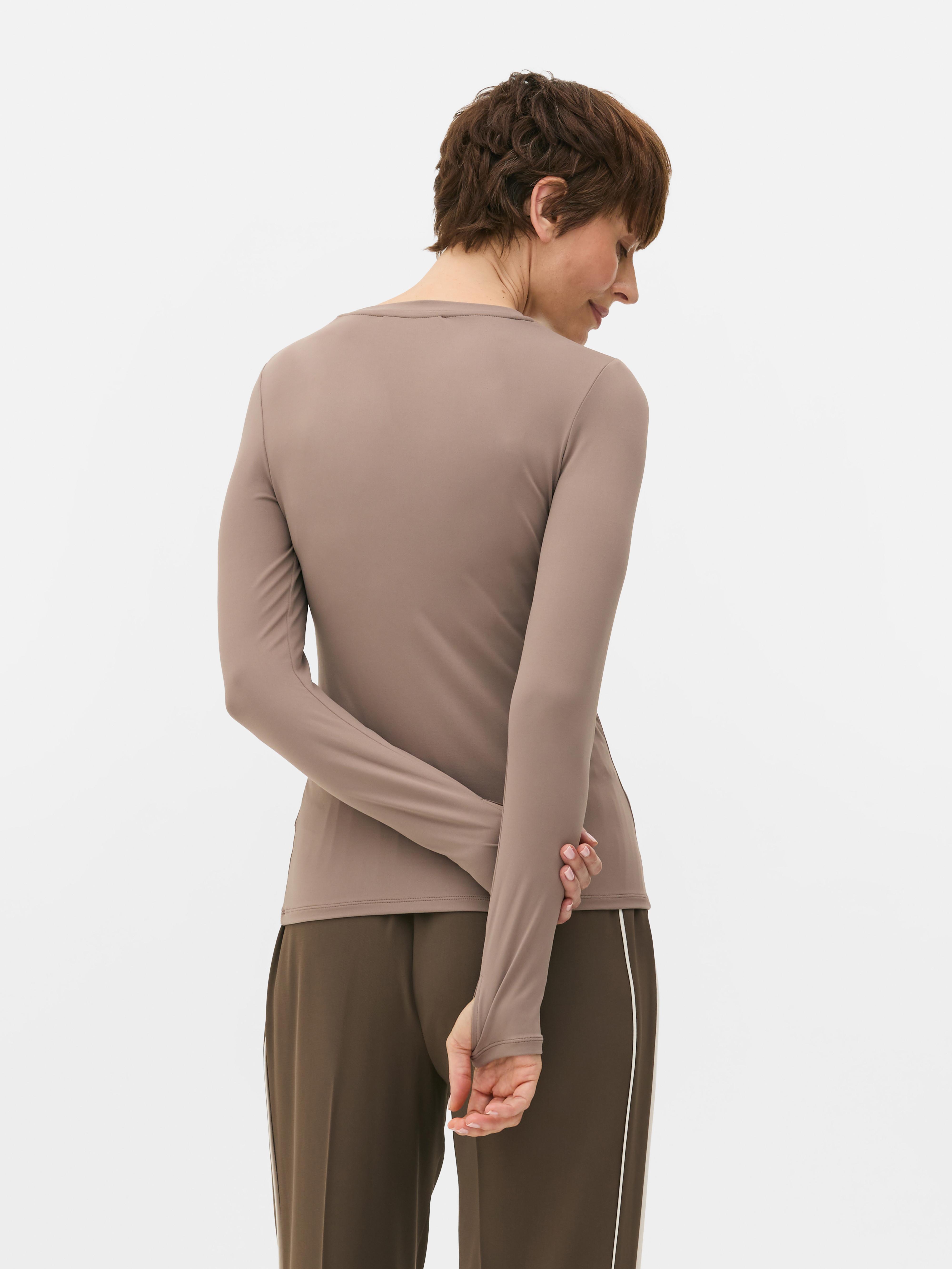 Polyamide Long Sleeve Crew Top