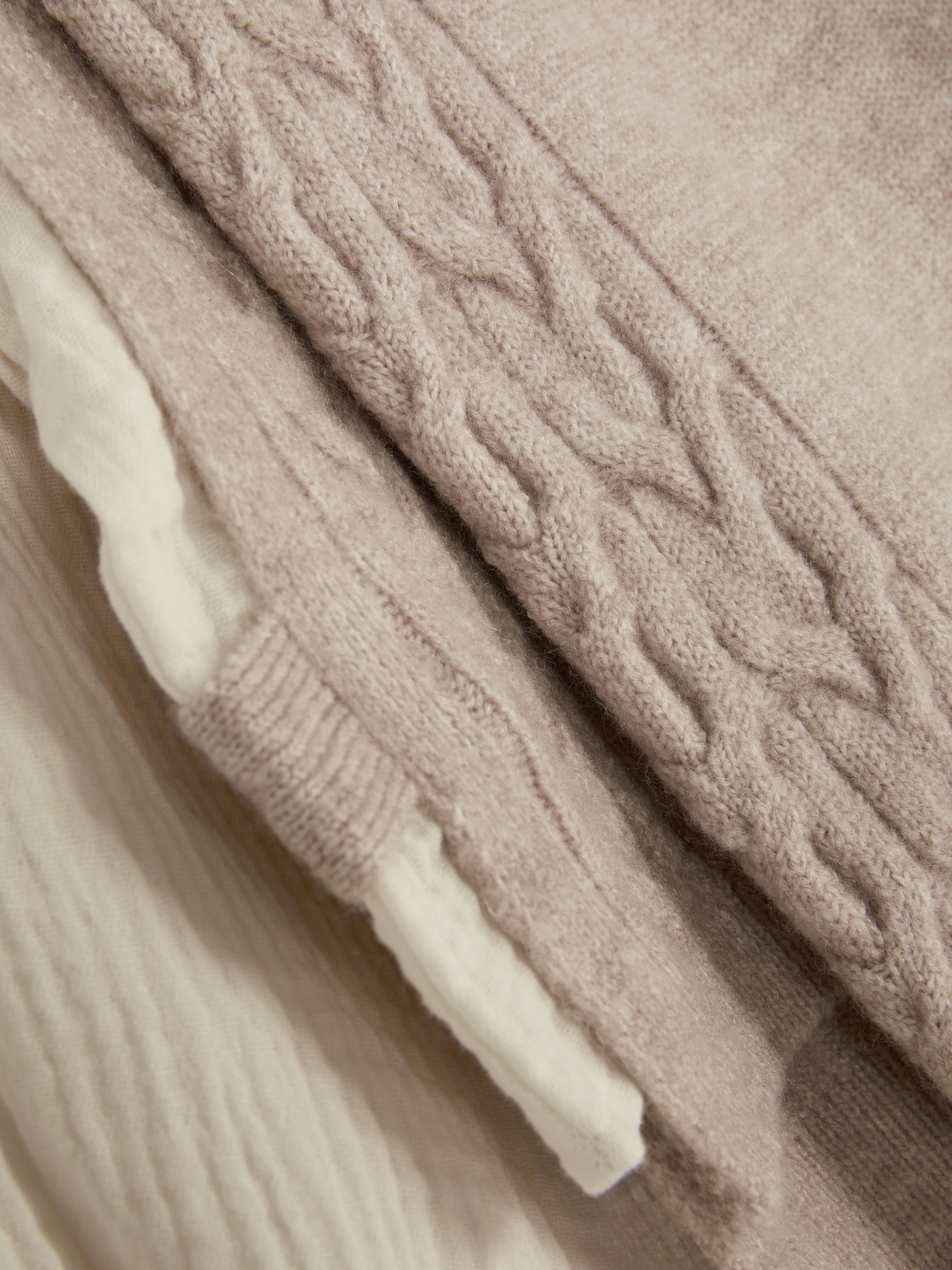 1.5-8yrs | Cable Knit Sweatshirt and Leggings Set