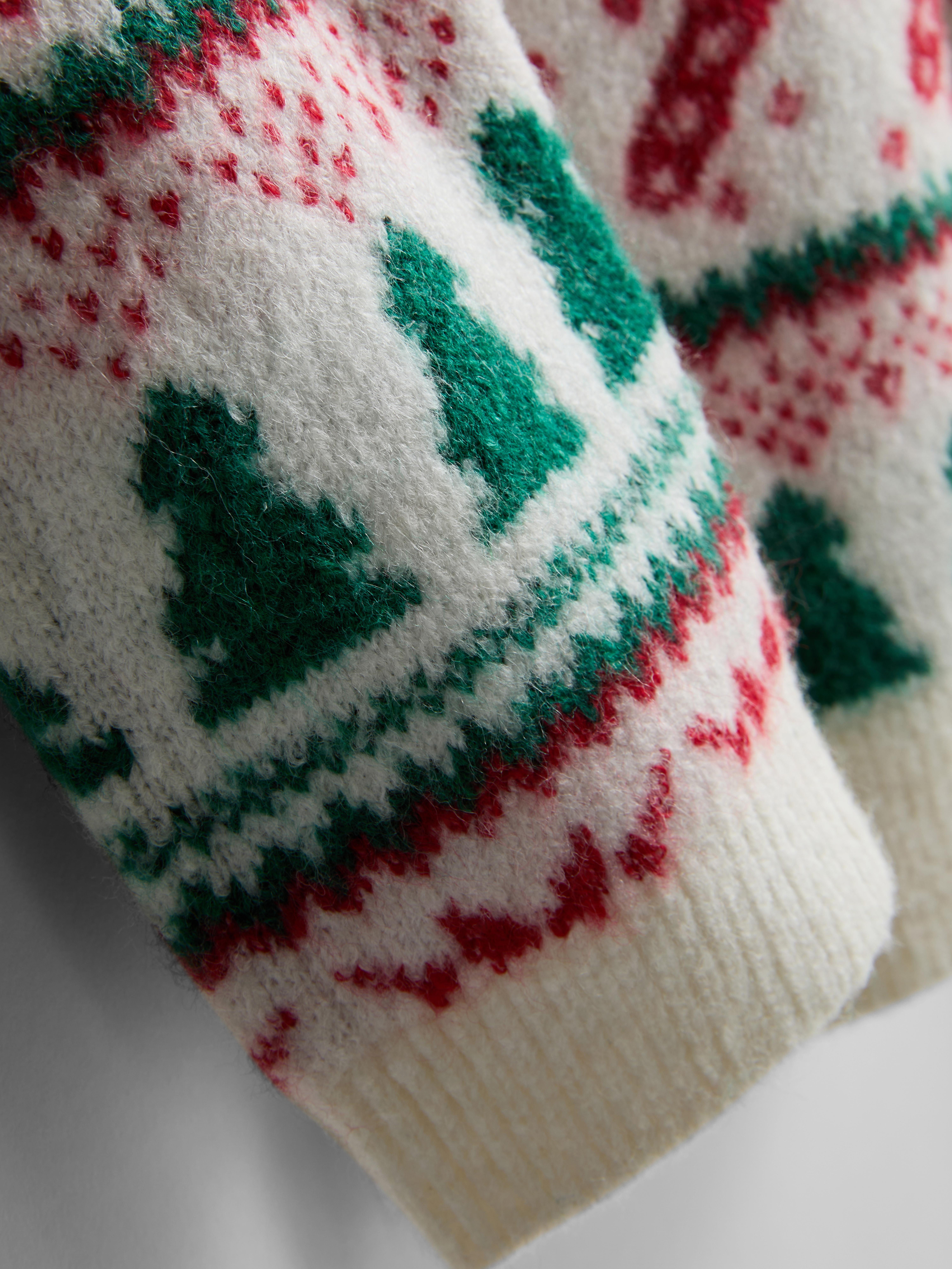 1.5-12yrs | Kid's Candy Cane Fair Isle Family Christmas Jumper