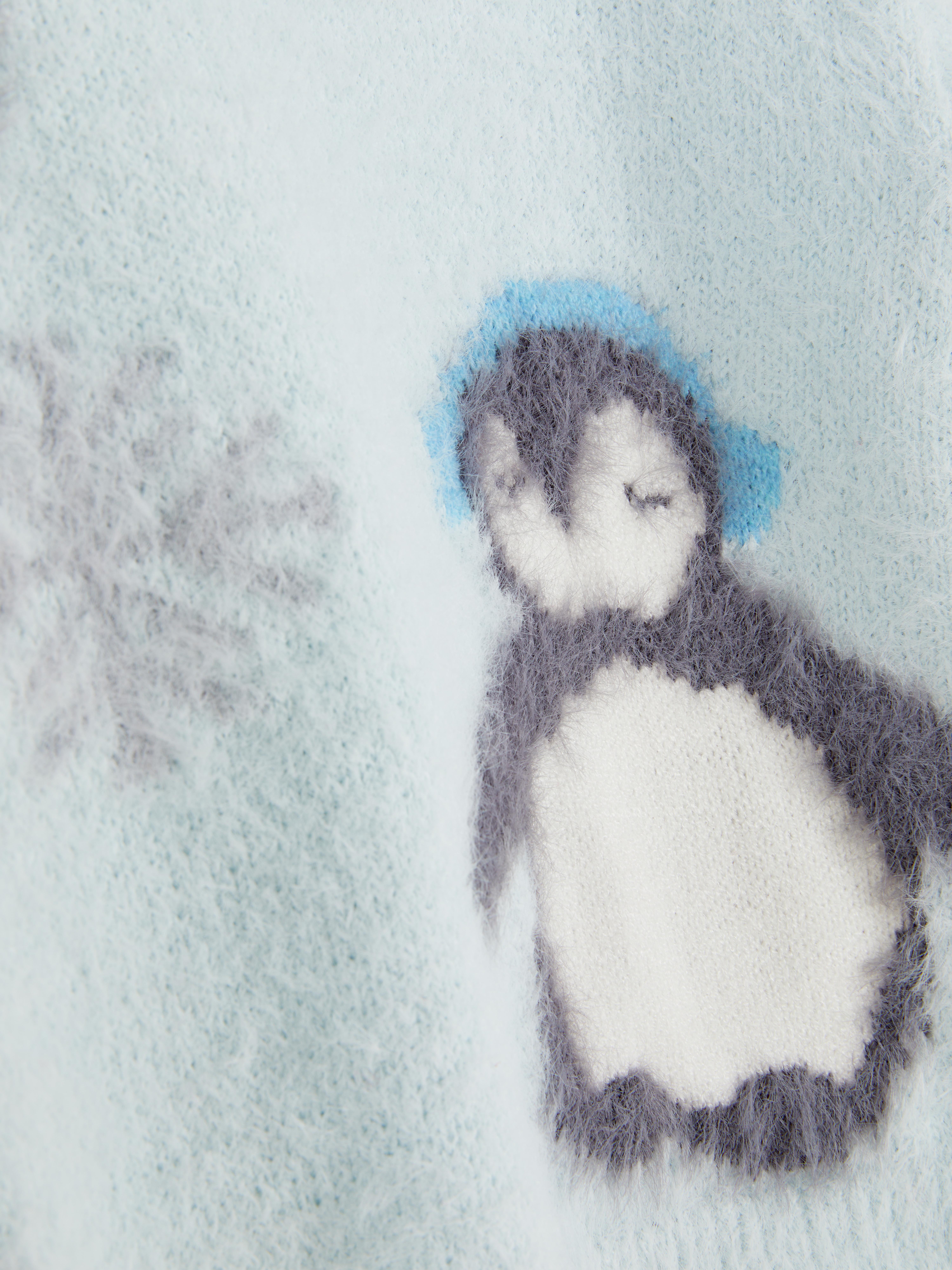 1.5-8yrs | Fluffy Penguin Jumper