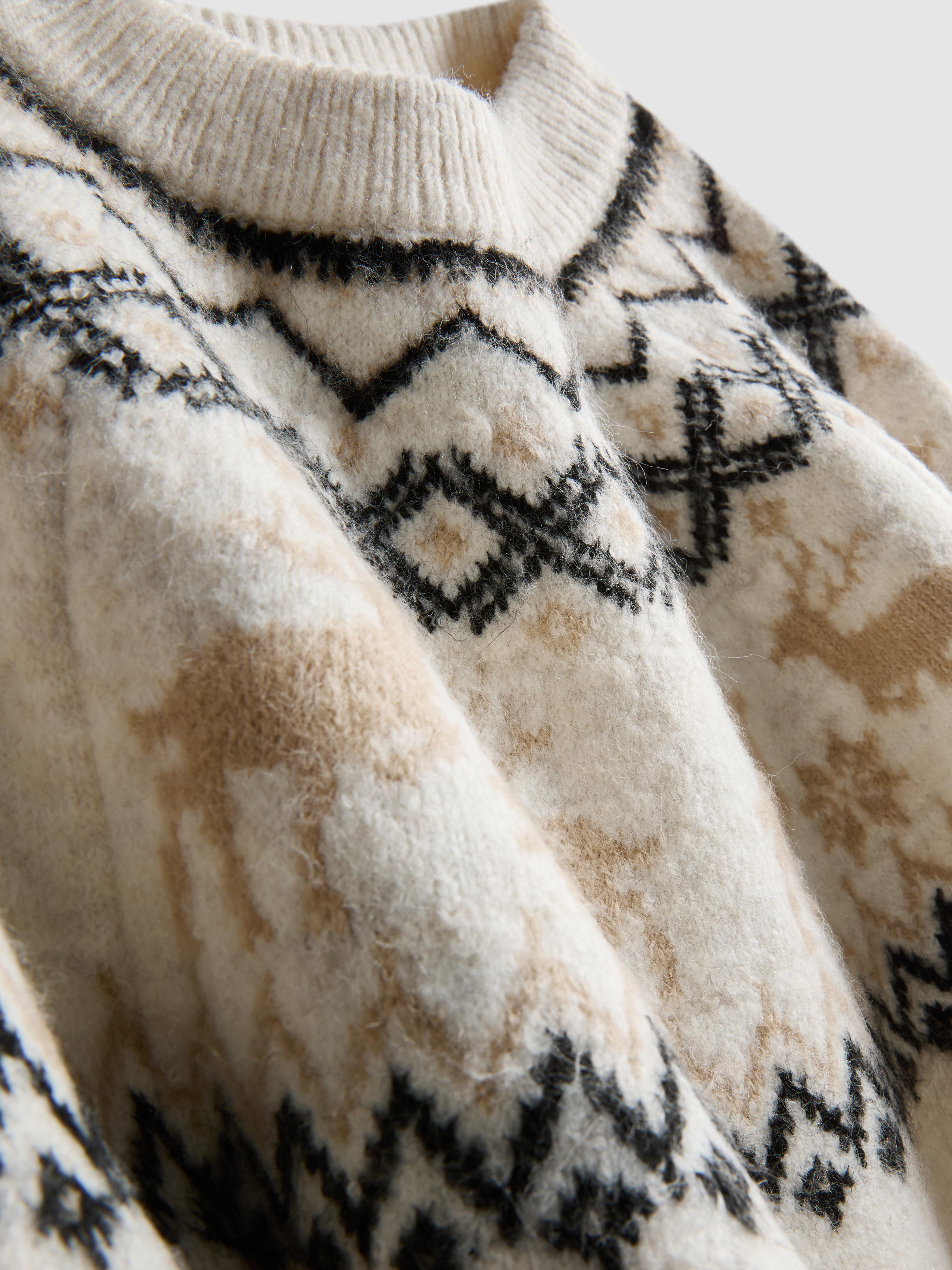 7-15yrs | Kid's Reindeer Fair Isle Family Christmas Jumper