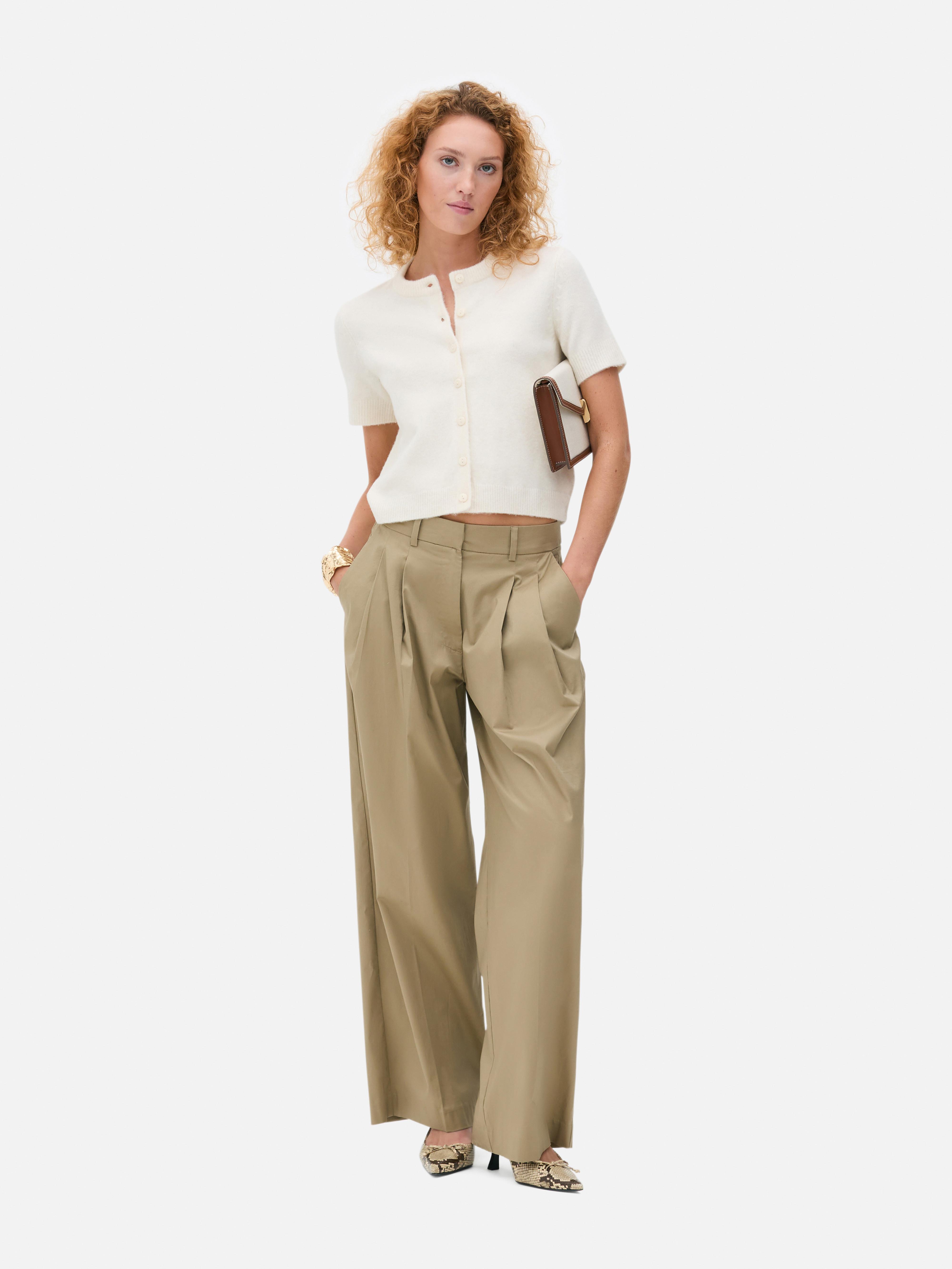 Cropped Short Sleeve Cardigan