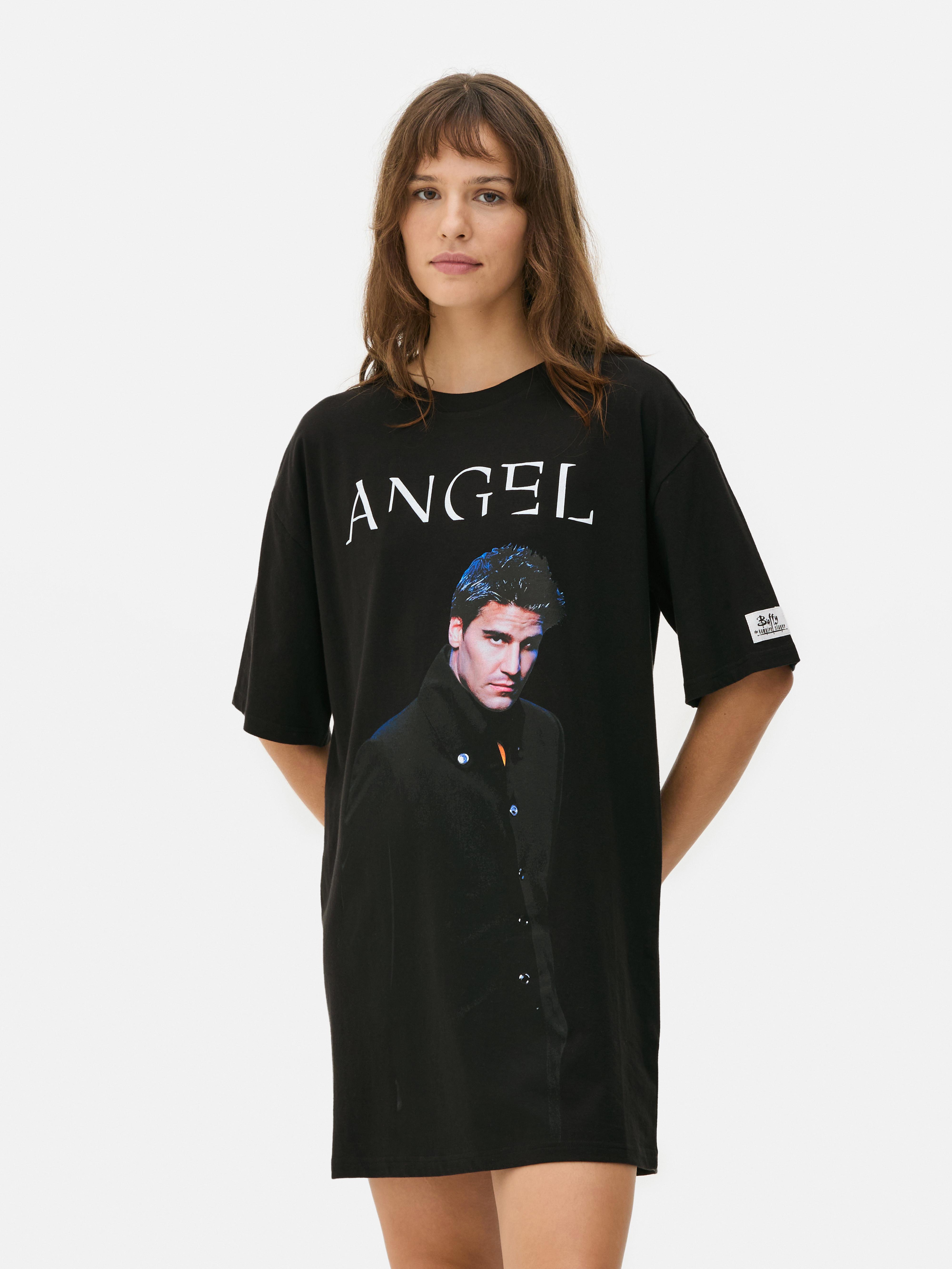 Camisa noite larga gráfica Buffy