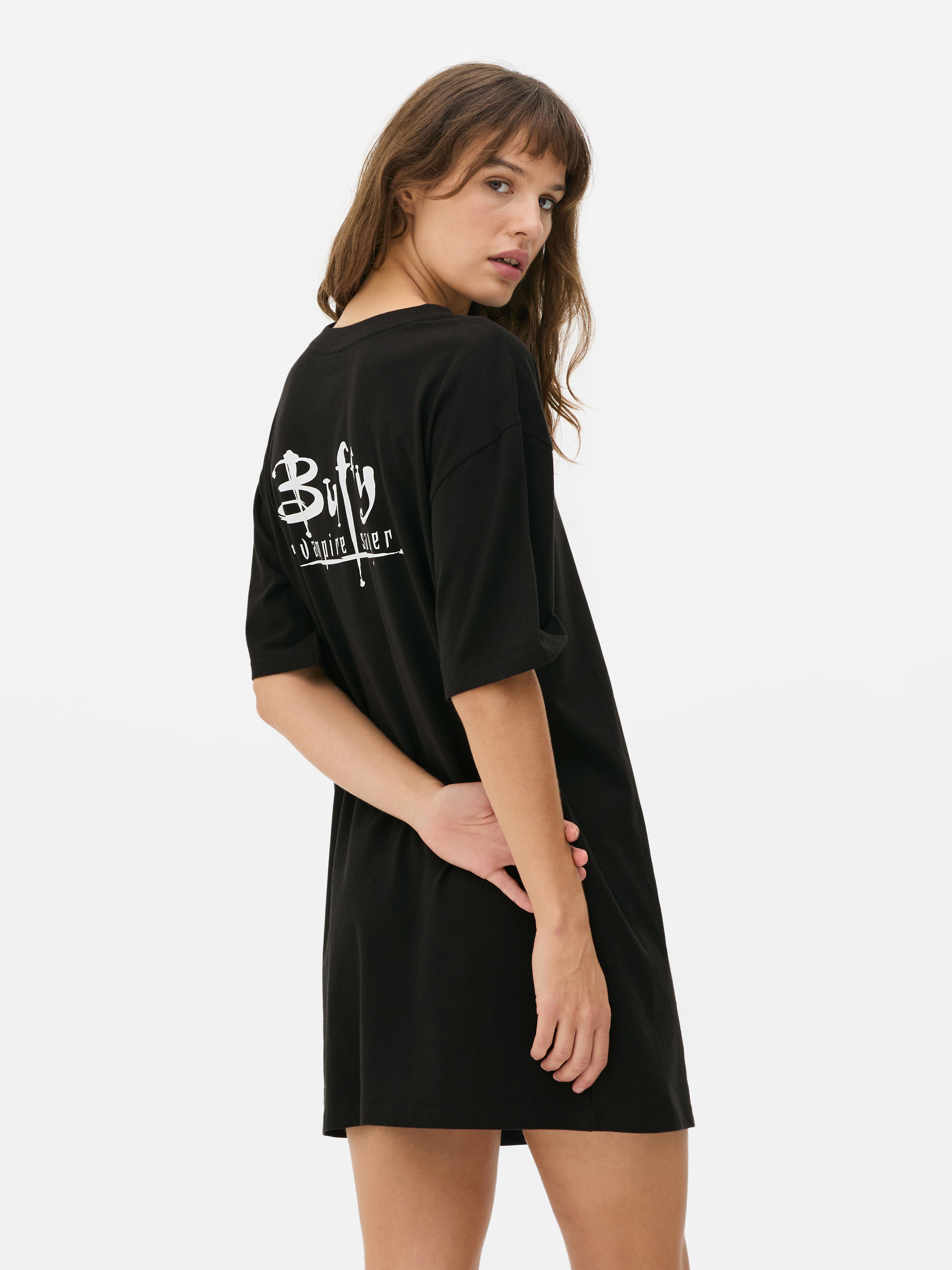 Camisa noite larga gráfica Buffy