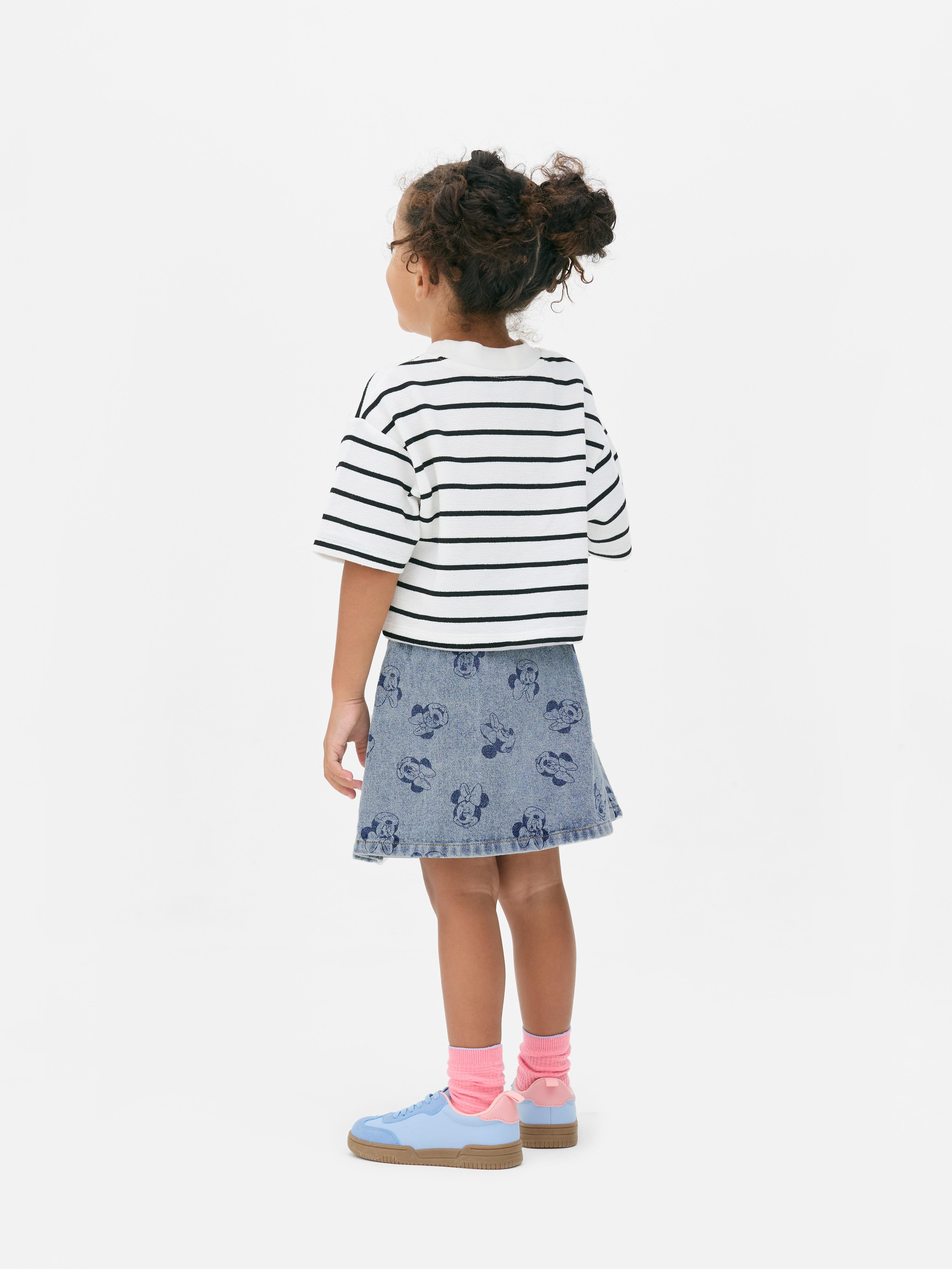 1,5-8 anni | Gonna denim pieghettata Minnie Disney