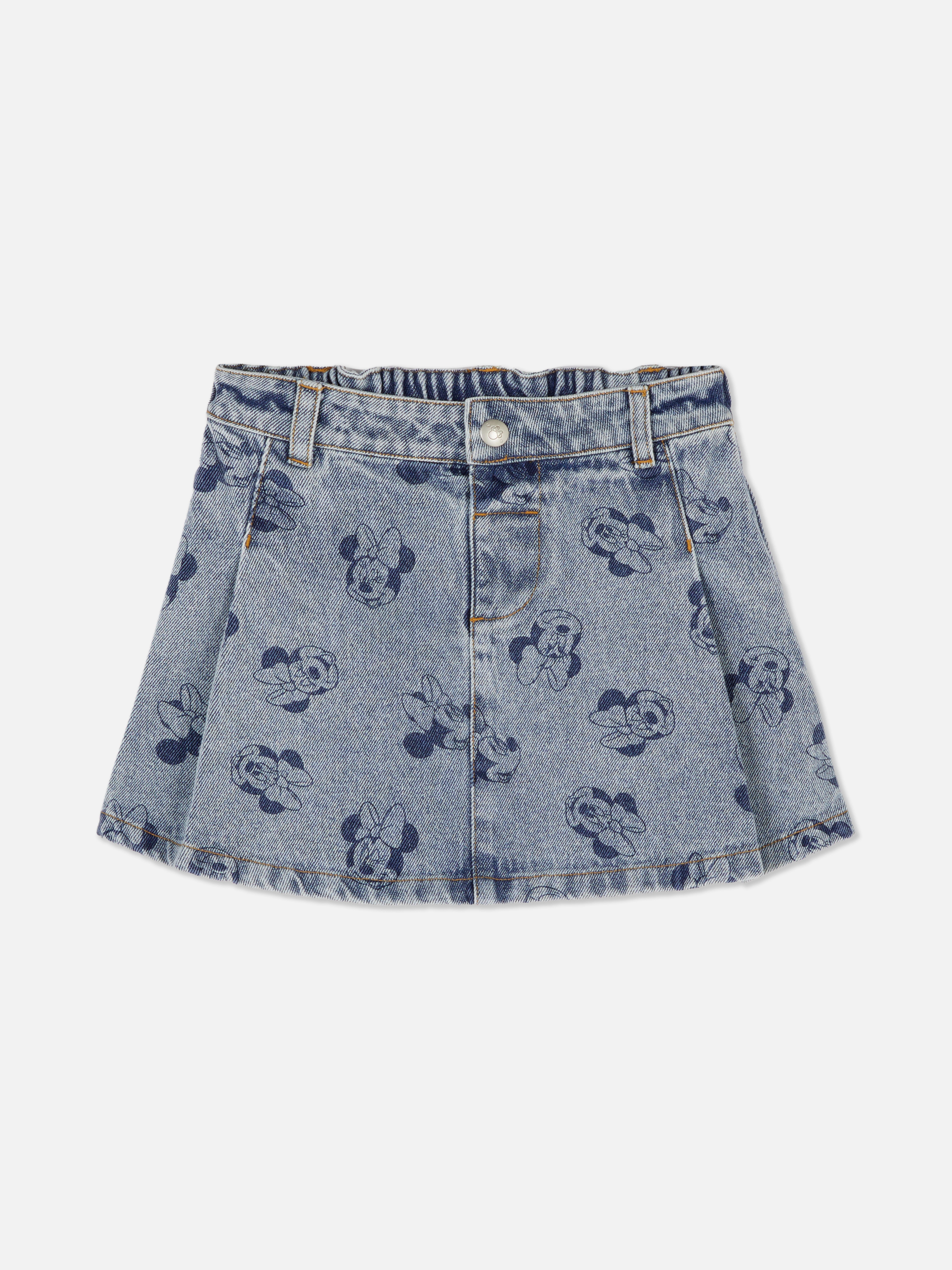 1,5-8 anni | Gonna denim pieghettata Minnie Disney
