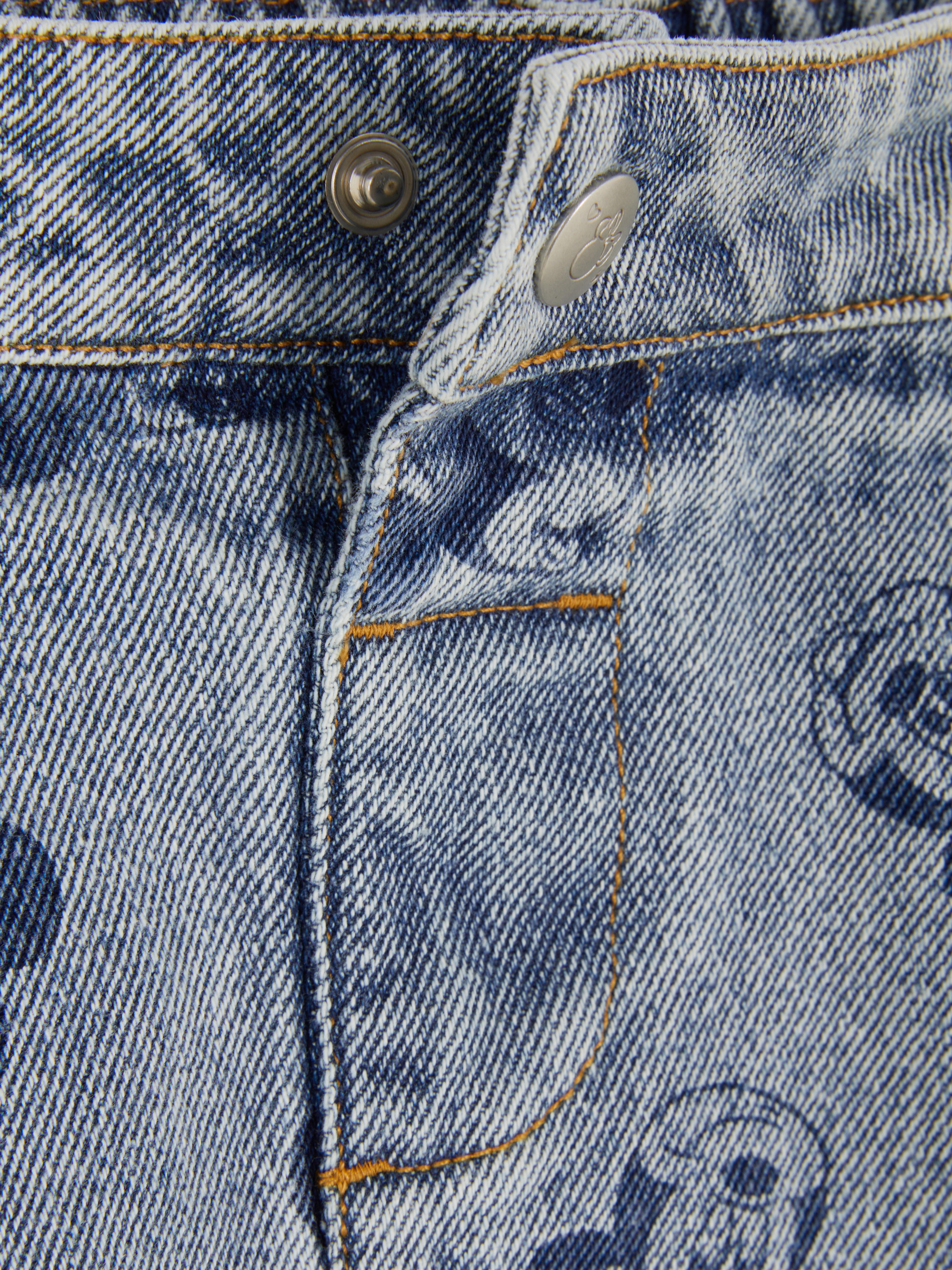 1,5-8 anni | Gonna denim pieghettata Minnie Disney