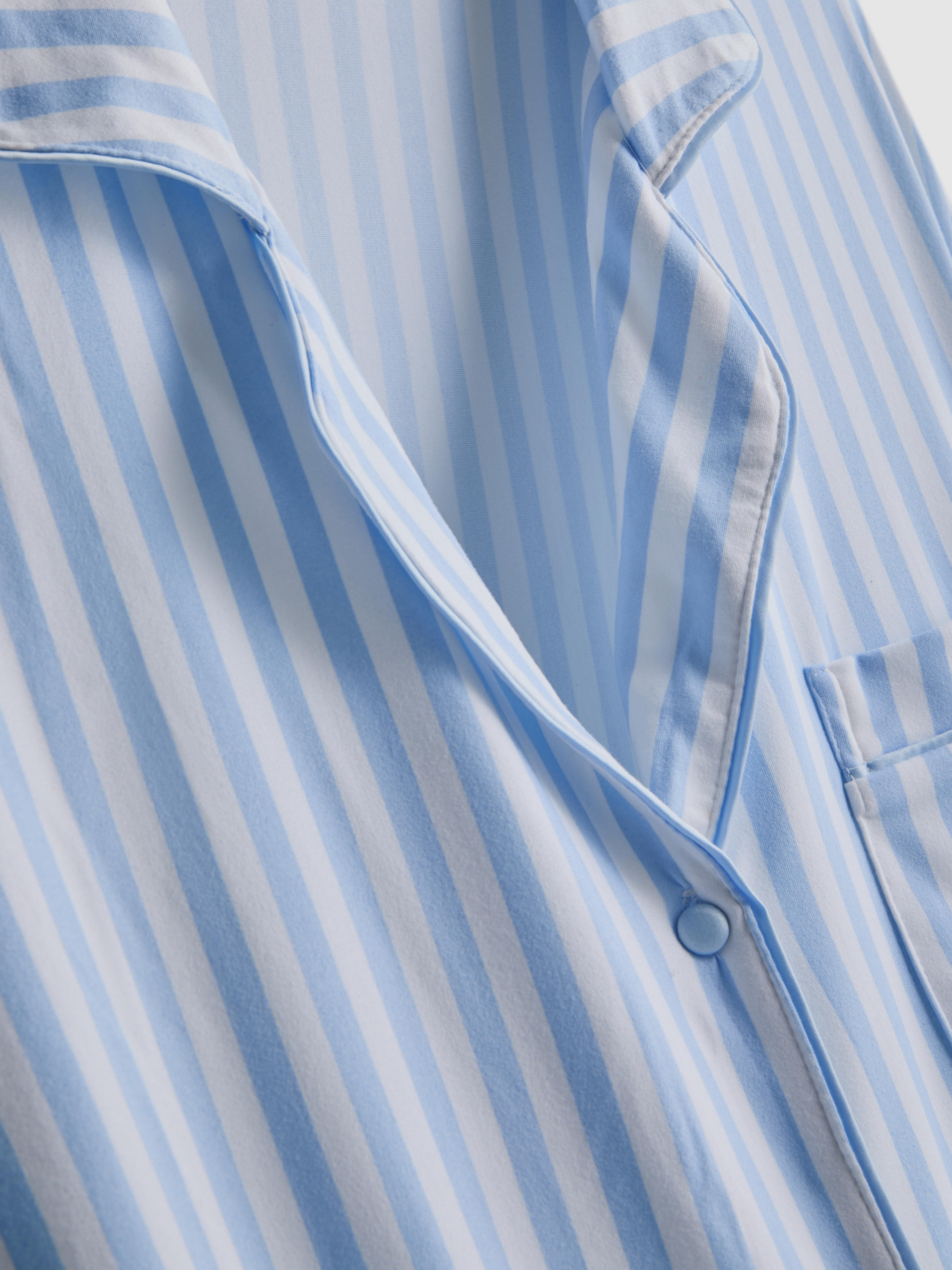 Relaxed Piped Nightshirt