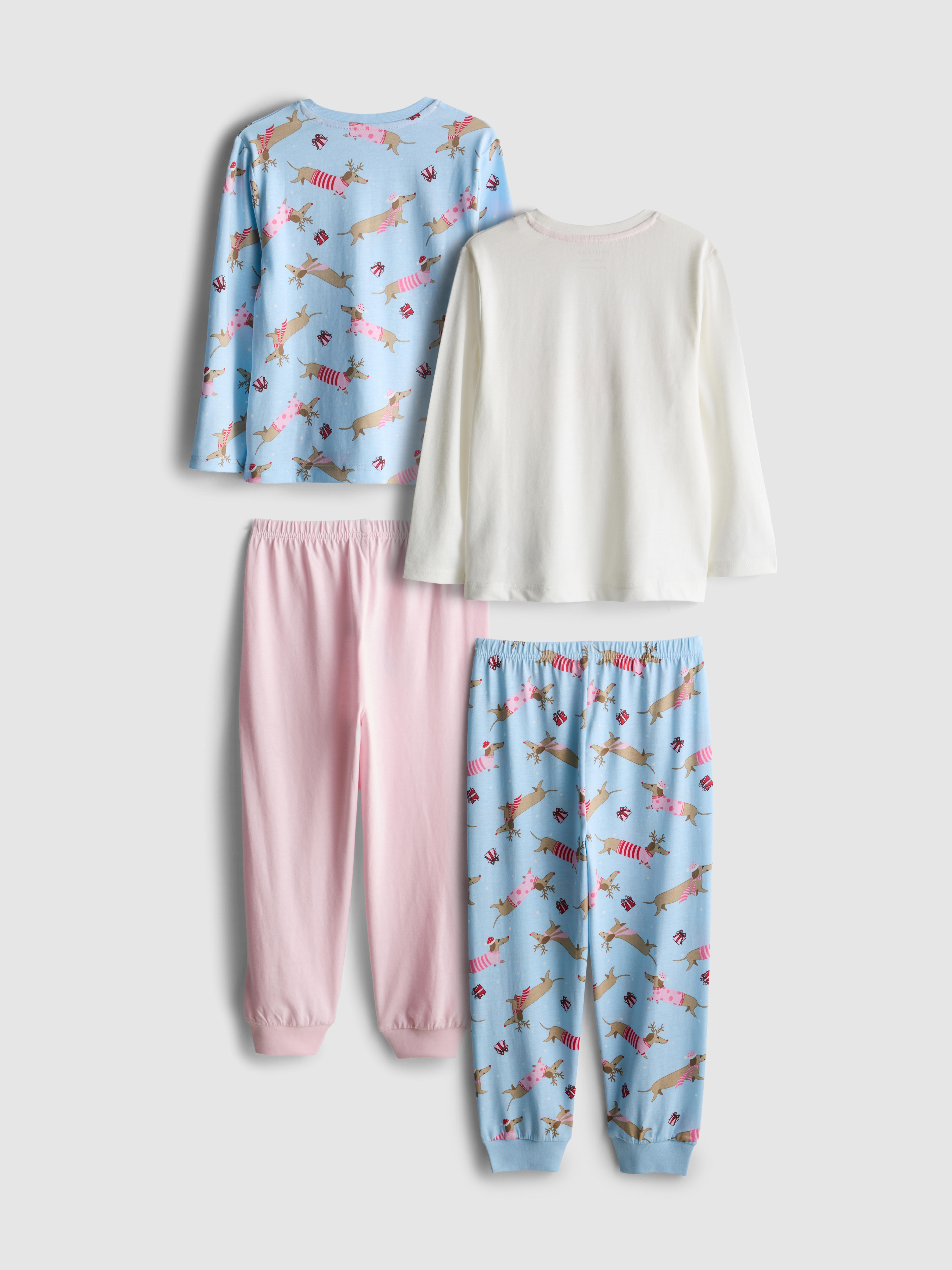 1.5-8yrs | 2pk Christmas Dachshund Graphic Pyjamas