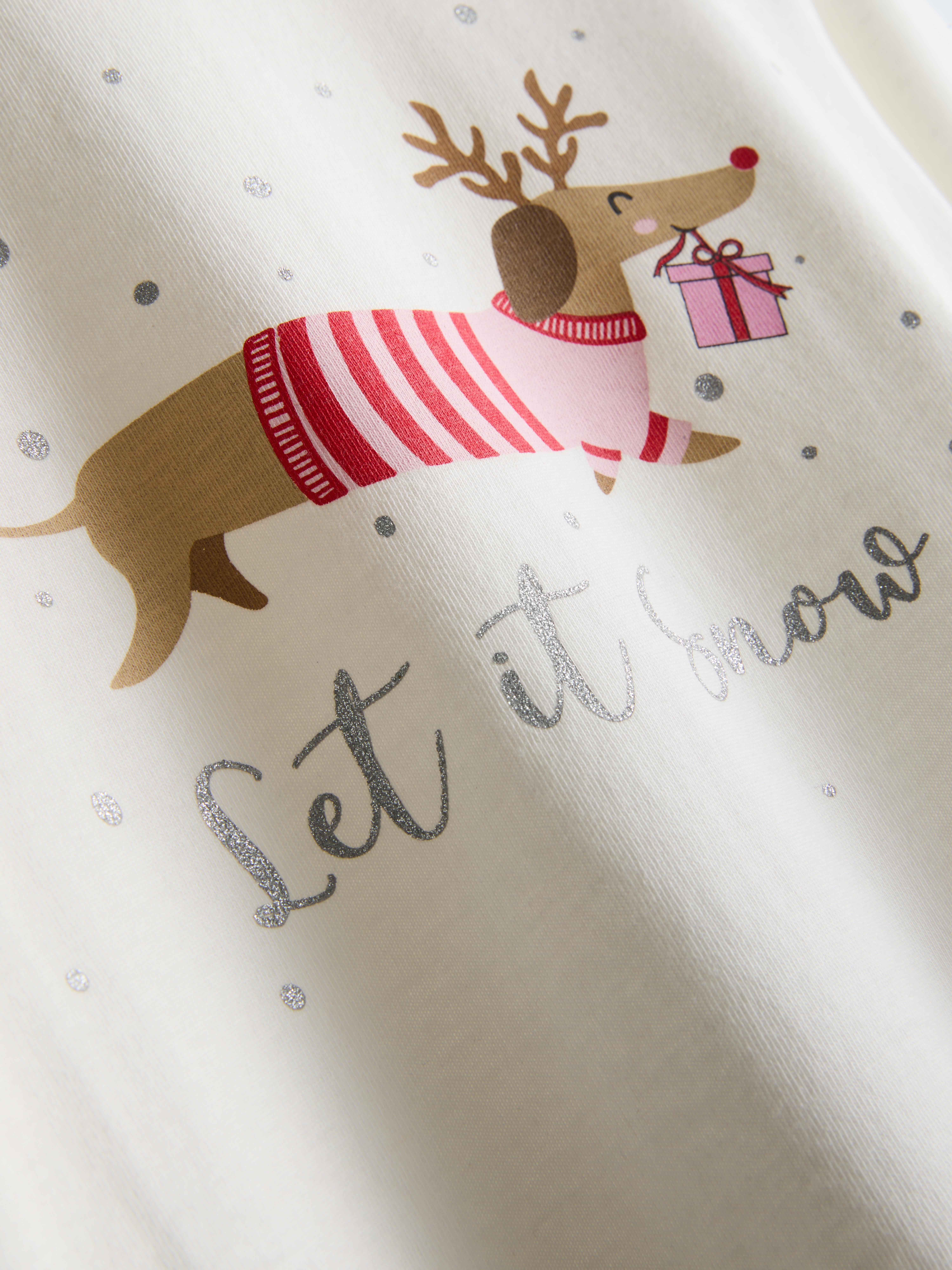 1.5-8yrs | 2pk Christmas Dachshund Graphic Pyjamas