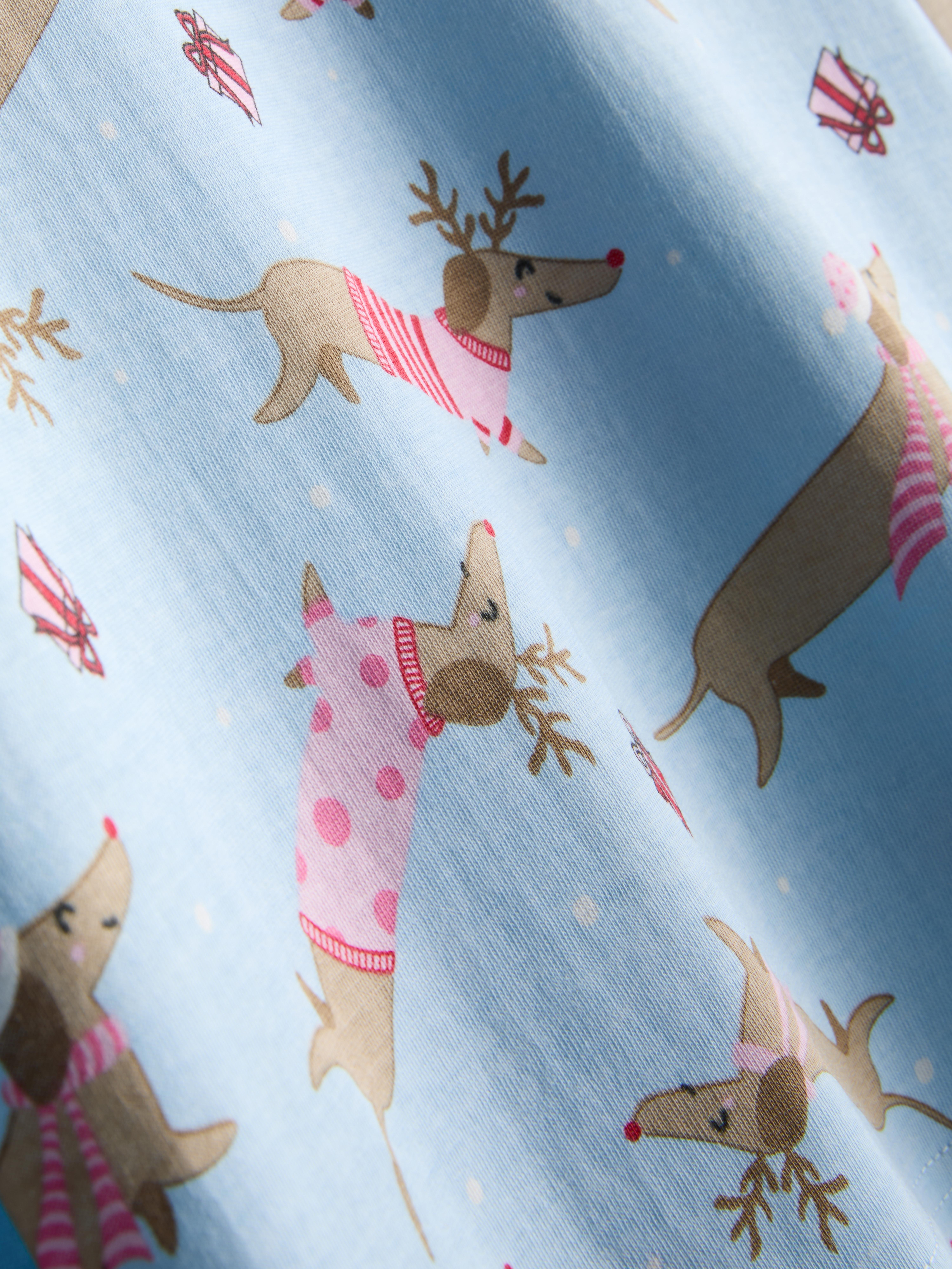 1.5-8yrs | 2pk Christmas Dachshund Graphic Pyjamas