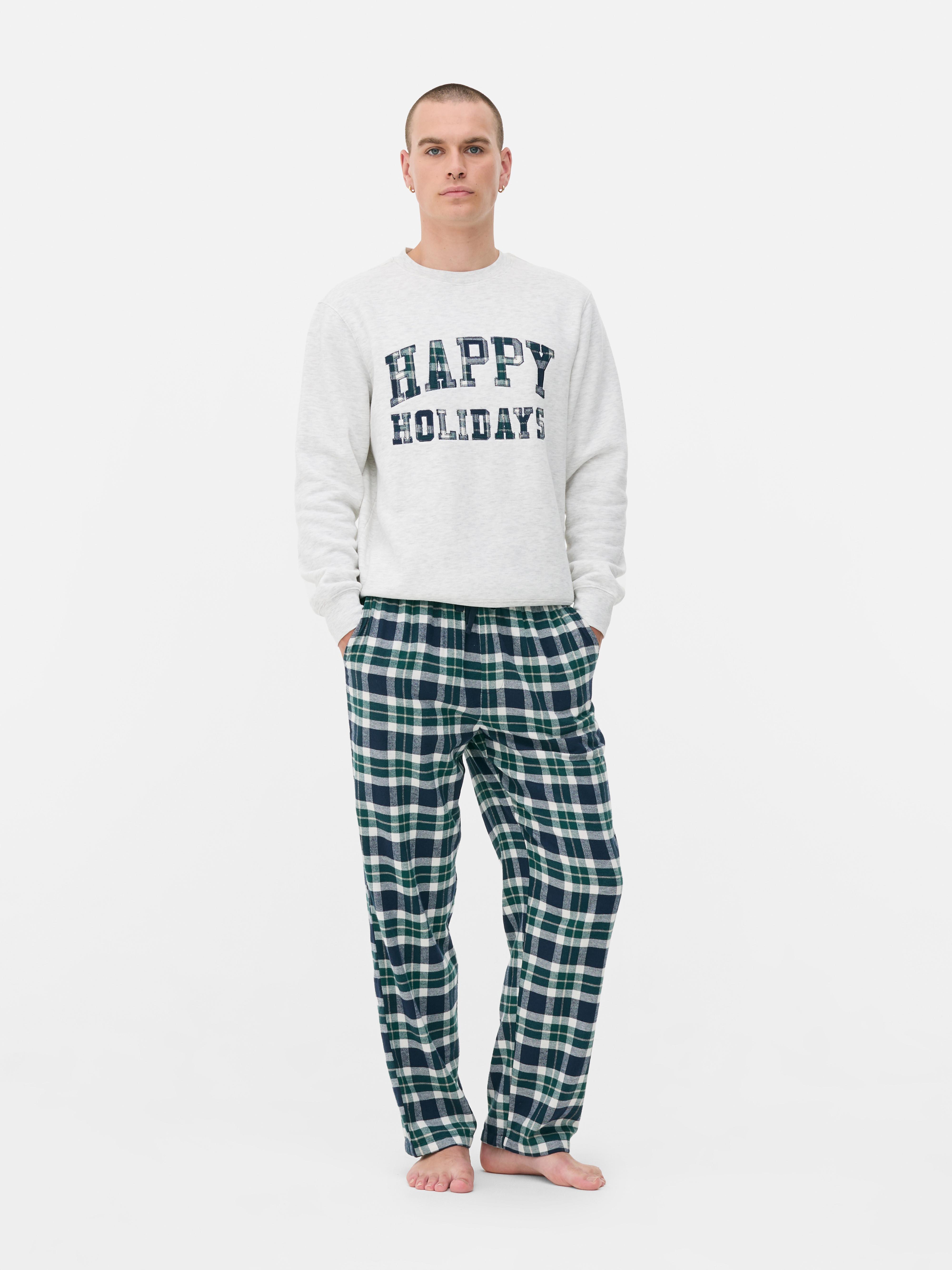 Happy Holidays Long Pyjamas