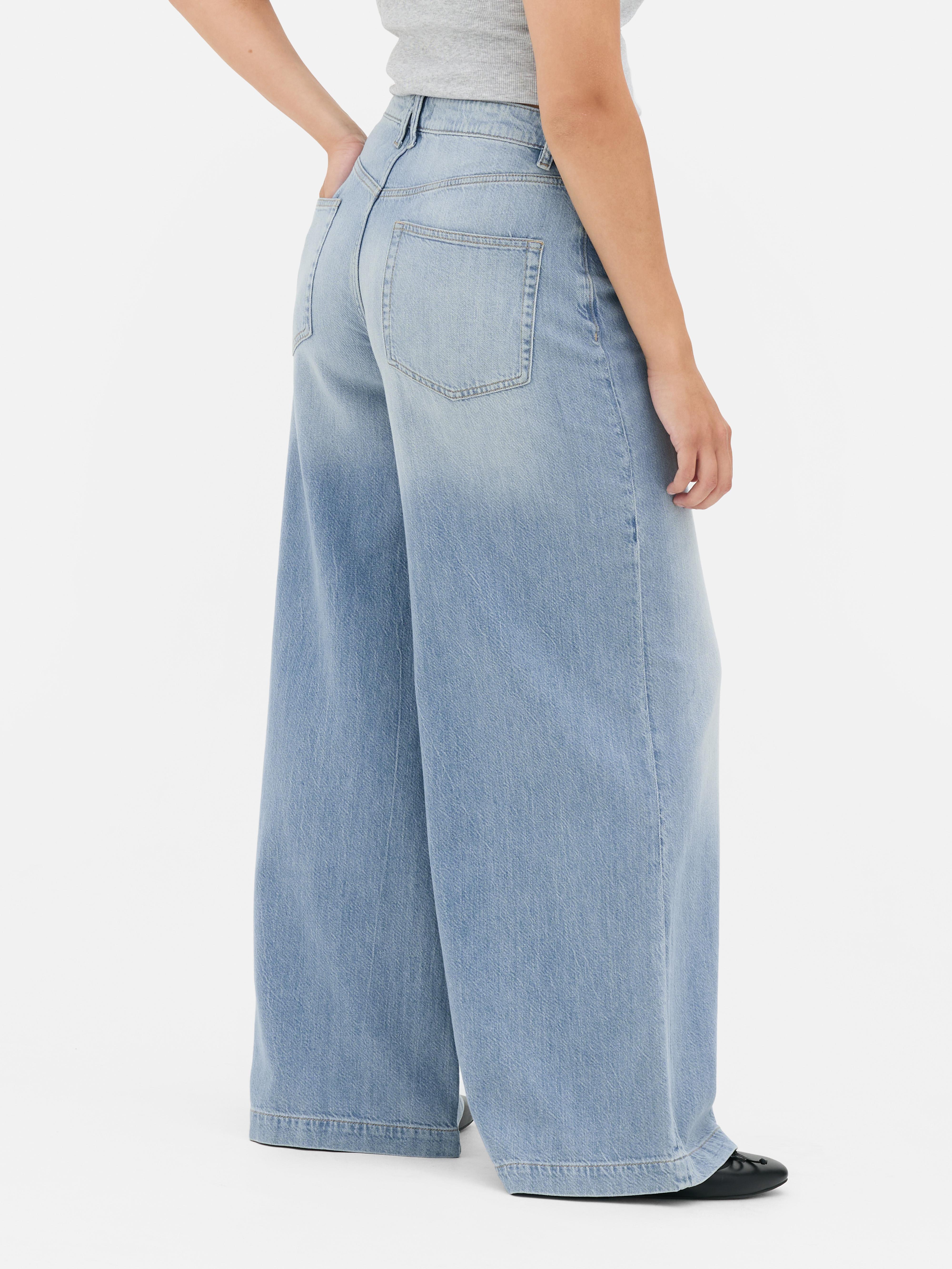Jean palazzo taille haute