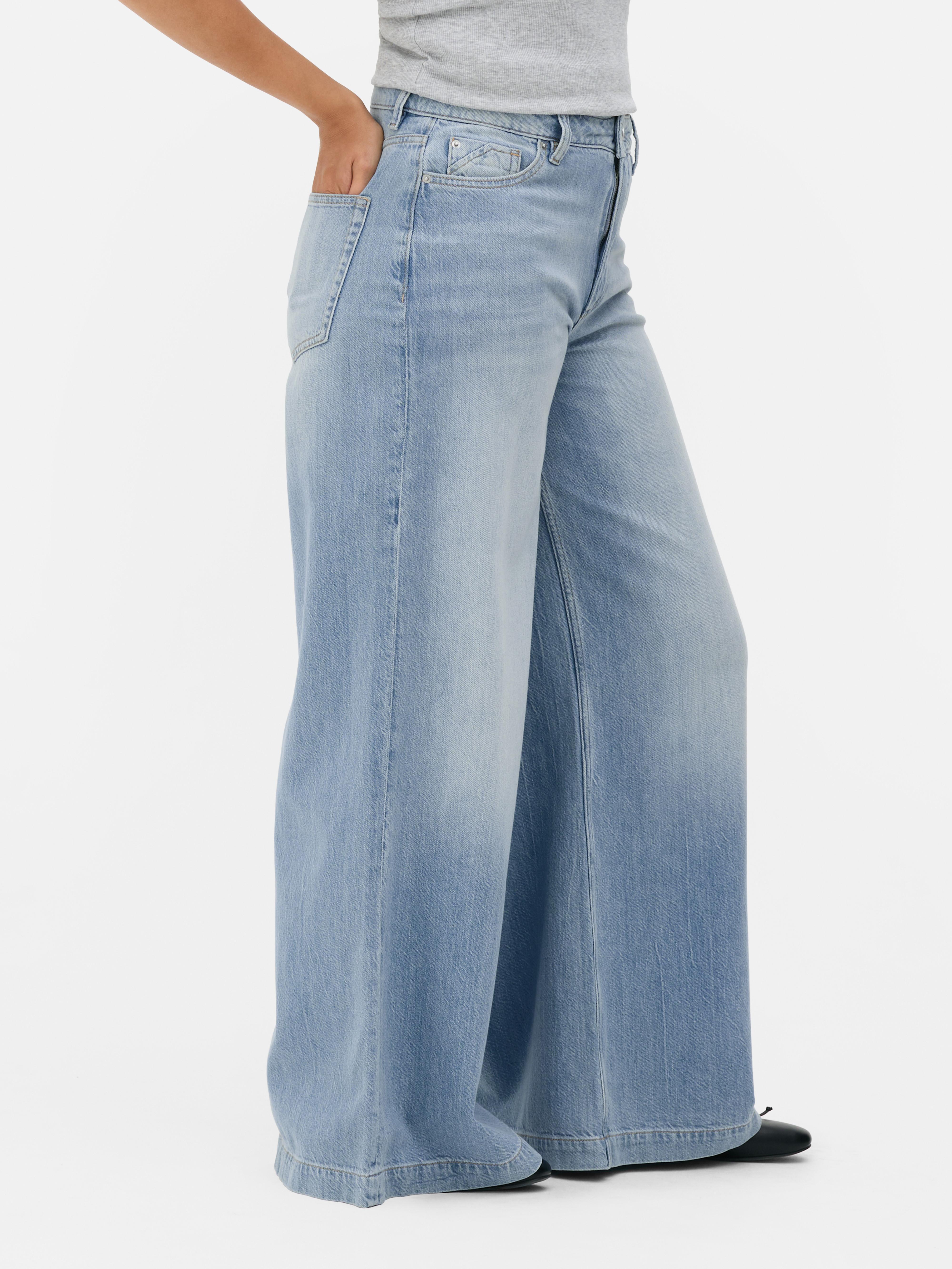 Jean palazzo taille haute