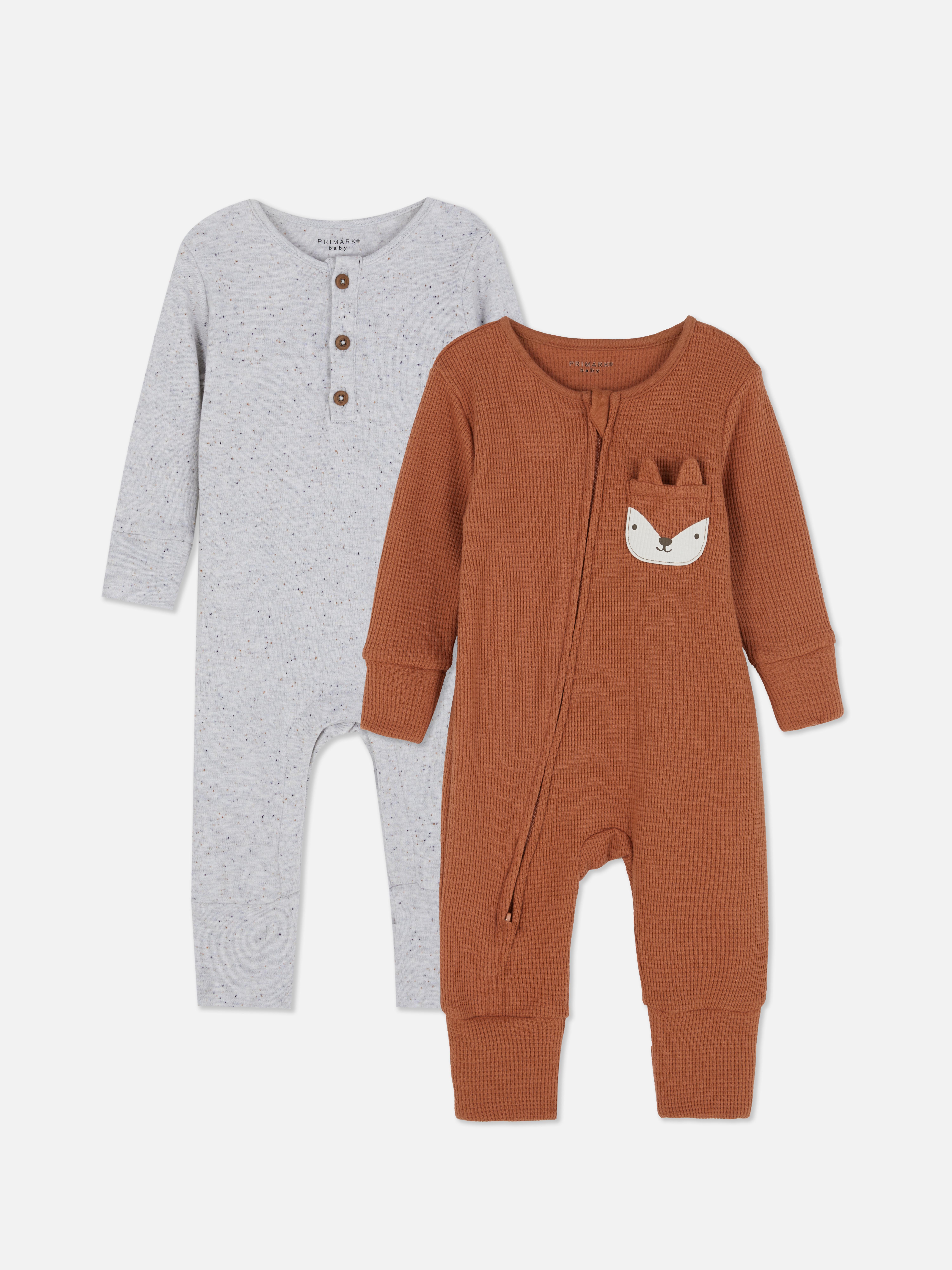 0-18mths | 2pk Room to Grow Newborn Babygrows