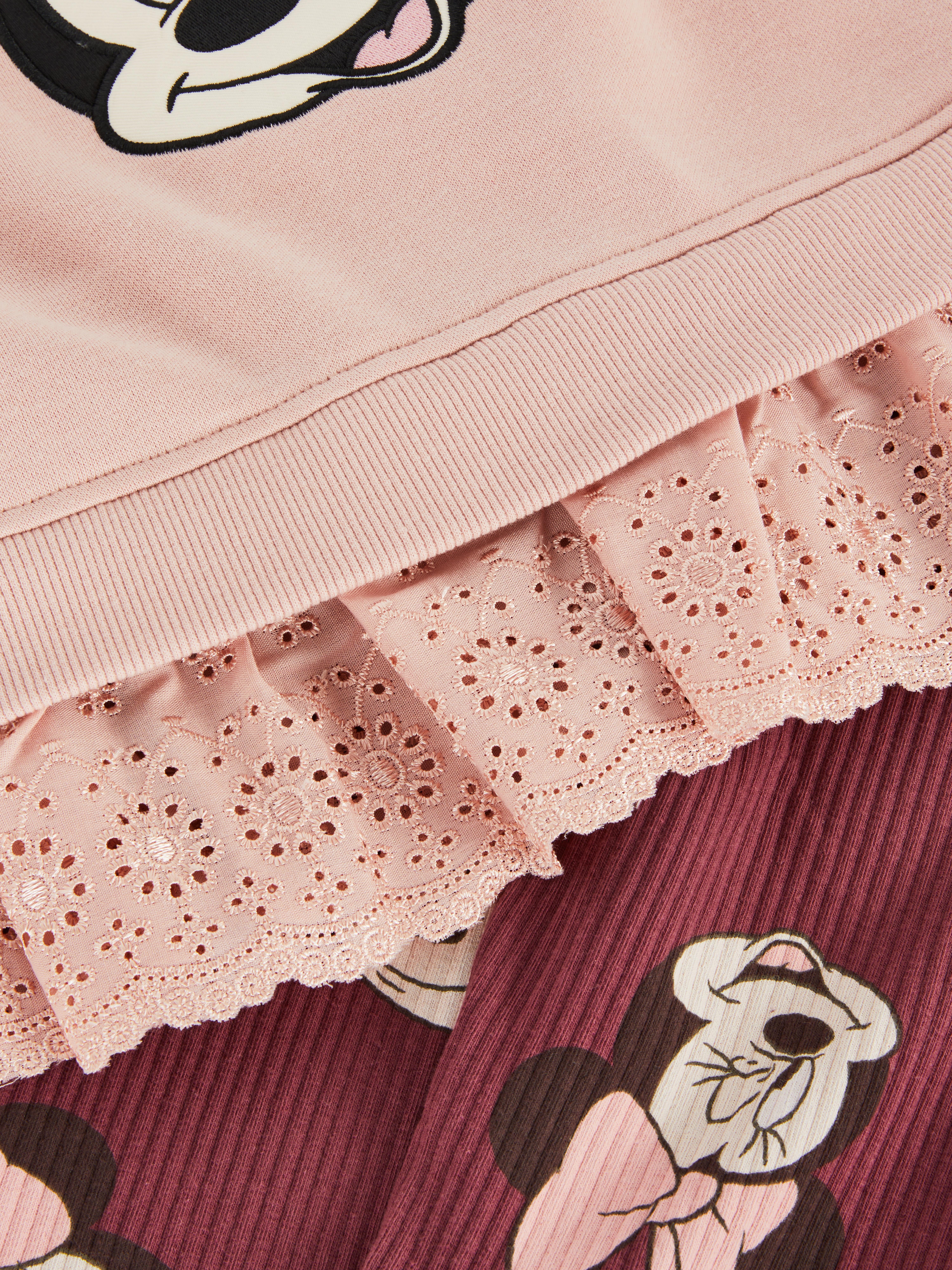 18 mois–8 ans | Sweat-shirt à volants et legging Disney Minnie