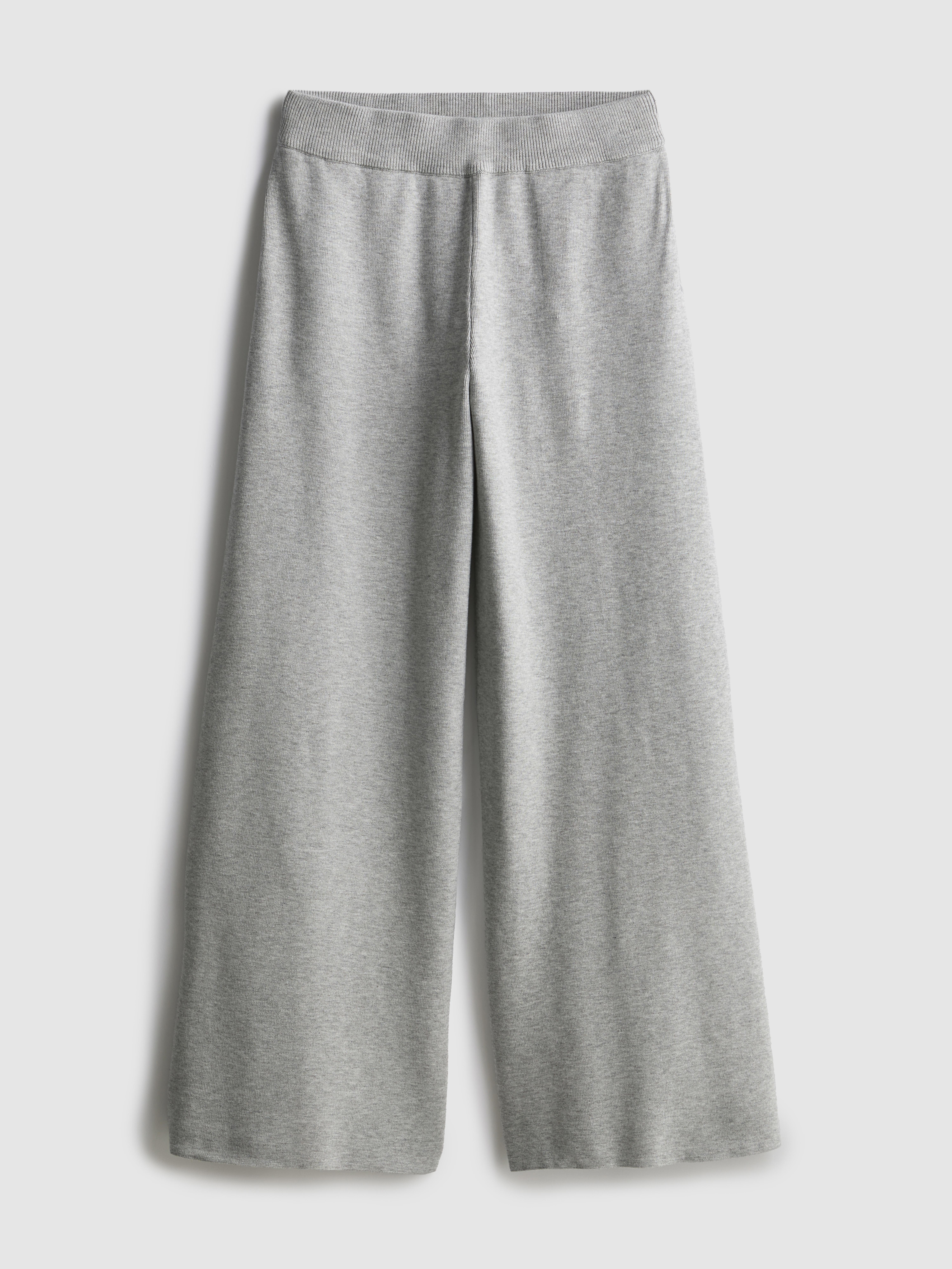 Wide-Leg Compact Pants