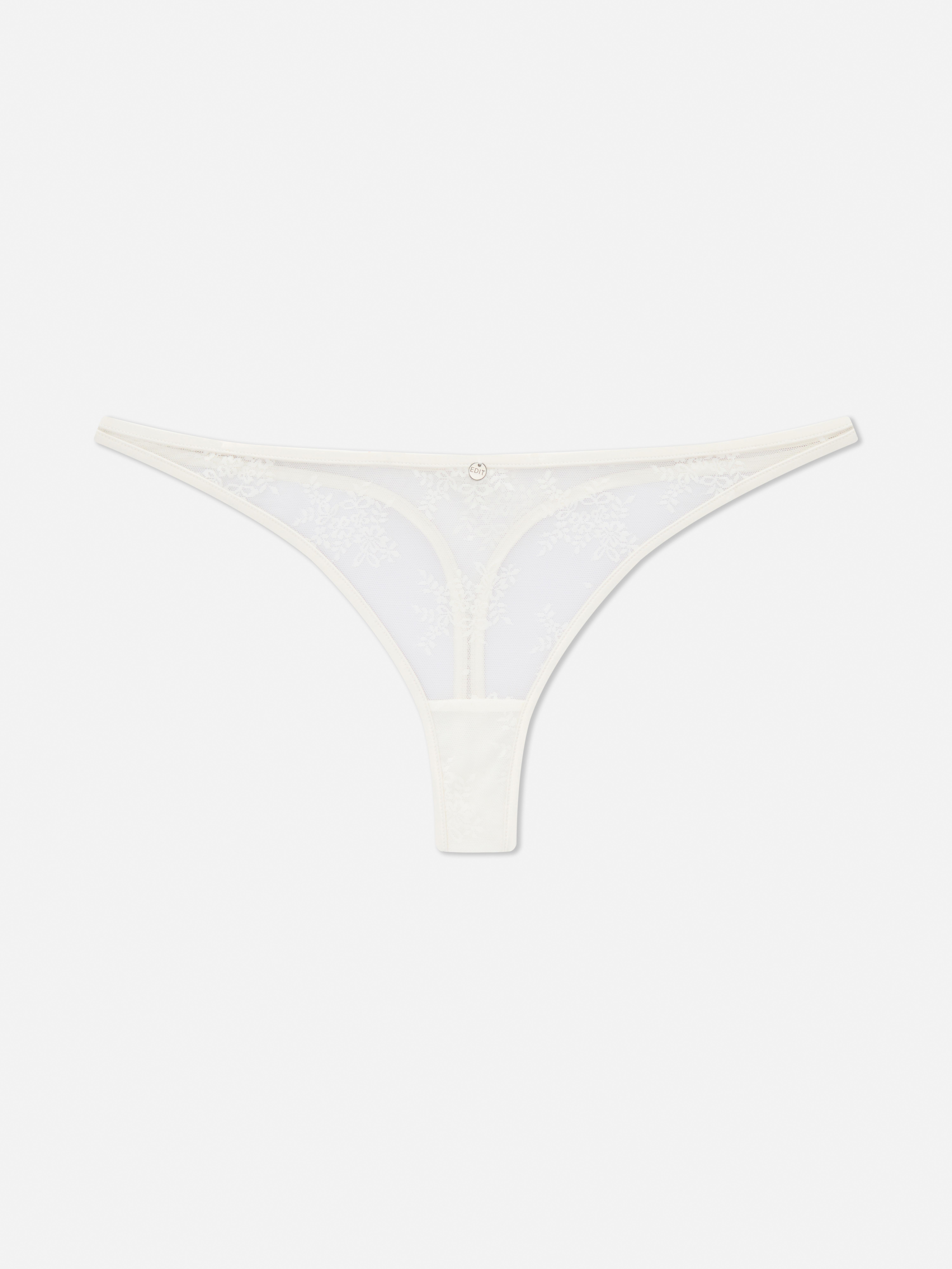 The Edit Lace Thong